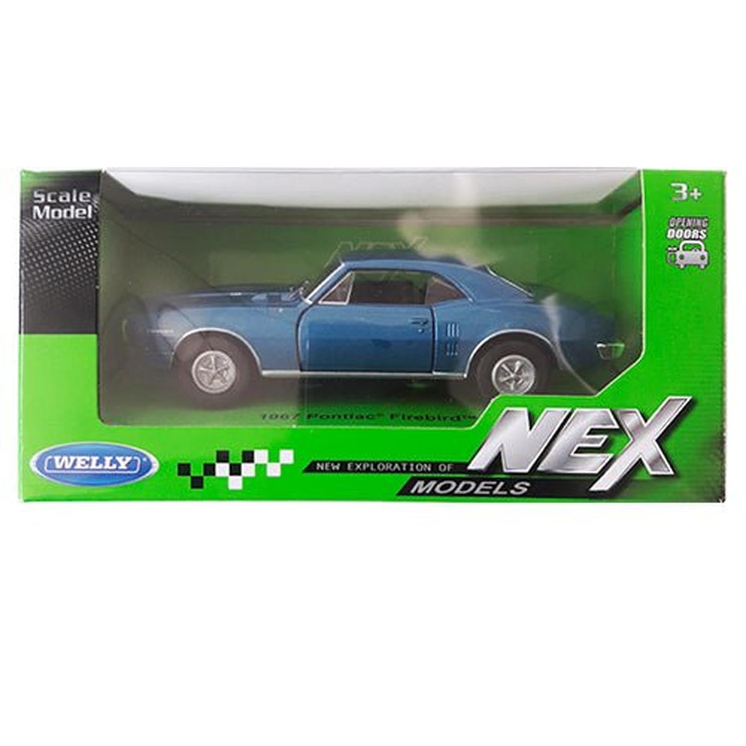 AUTO DE METAL PONTIAC FIREBIRD 1967 A ESCALA 1:34-1:39 WELLY - 5