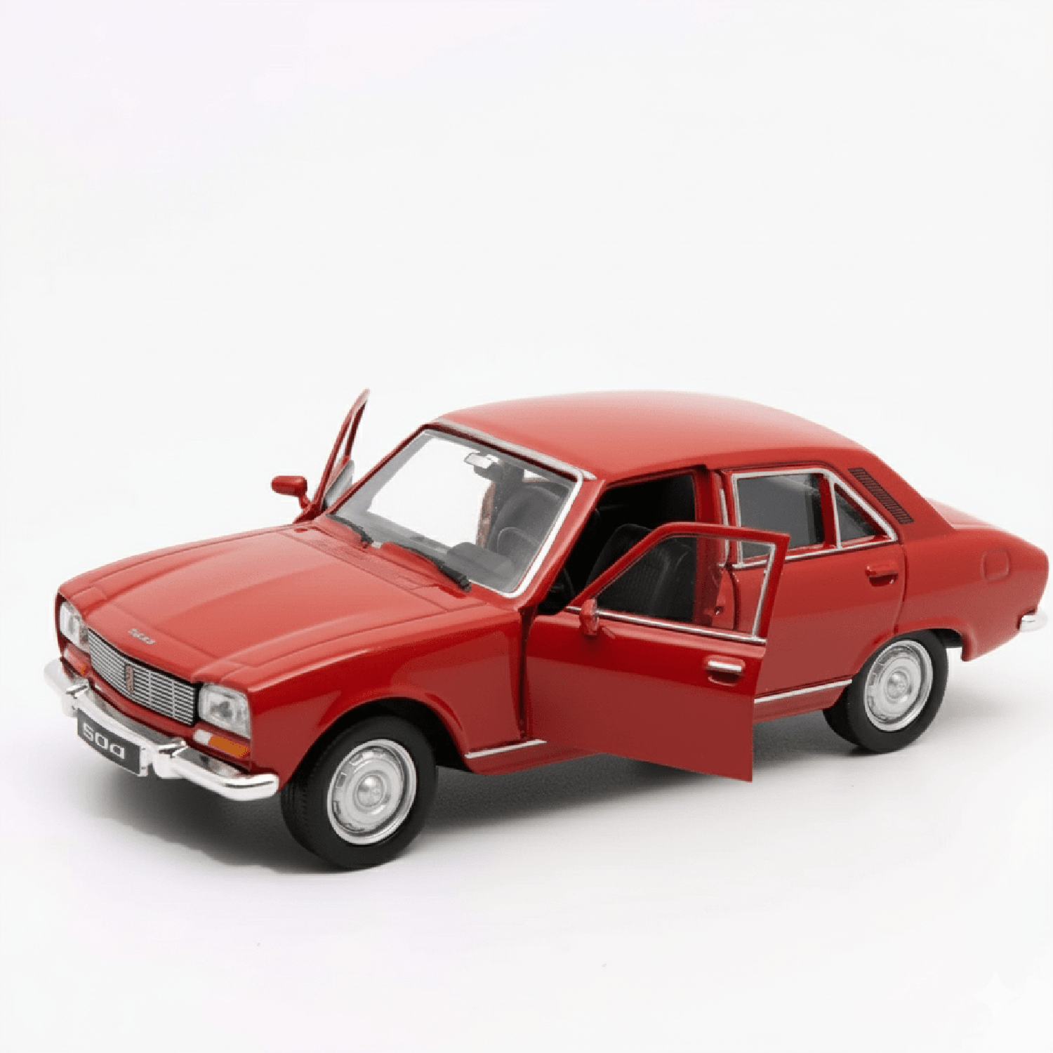 AUTO DE METAL PEUGEOT 504 1975 A ESCALA 1:34-1:39 WELLY - 1