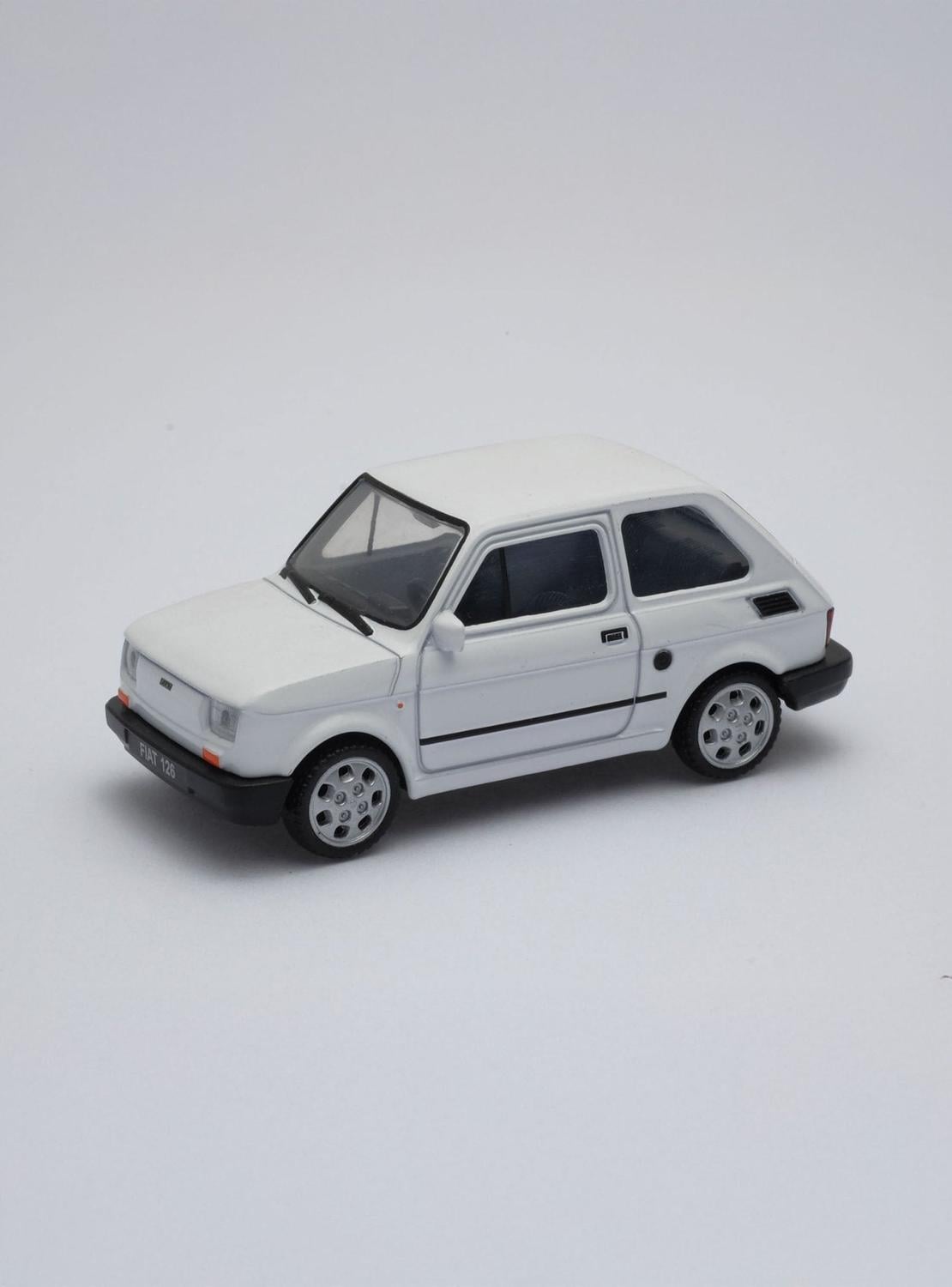 AUTO DE METAL FIAT 126 A ESCALA 1:43 WELLY - 1