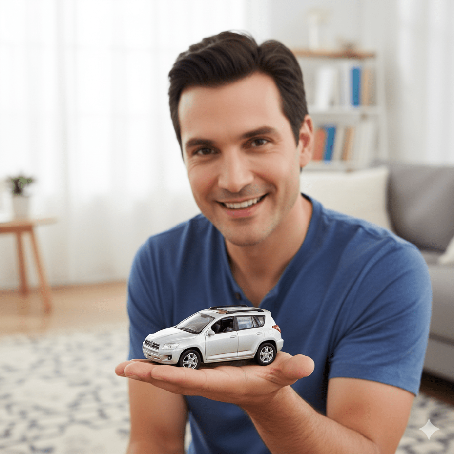 SUV DE METAL TOYOTA RAV4 A ESCALA 1:34-1:39 WELLY - 6