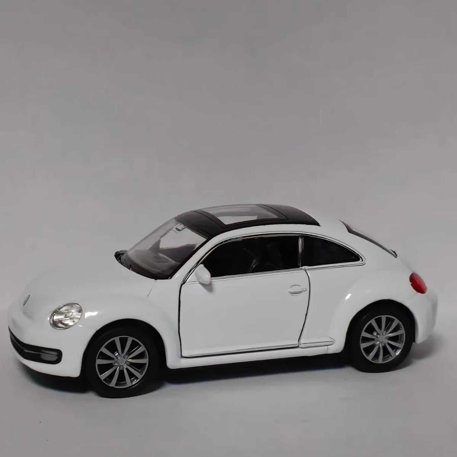 AUTO DE METAL VOLKSWAGEN THE BEETLE A ESCALA 1:34-1:39 WELLY - 4
