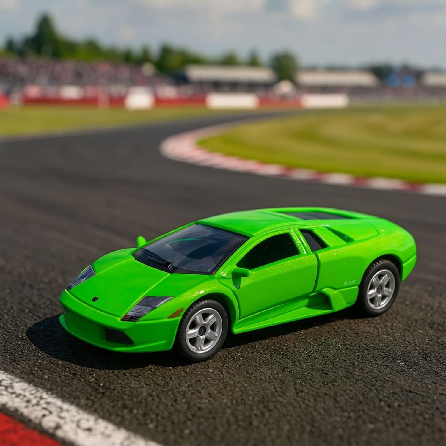 AUTO DE METAL LAMBORGHINI HURACÁN LP610-4 A ESCALA 1:34-1:39 WELLY - 4
