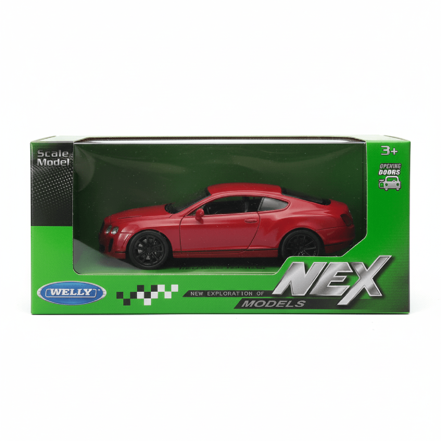 AUTO DE METAL BENTLEY CONTINENTAL SUPERSPORTS A ESCALA 1:34-1:39 WELLY - 3