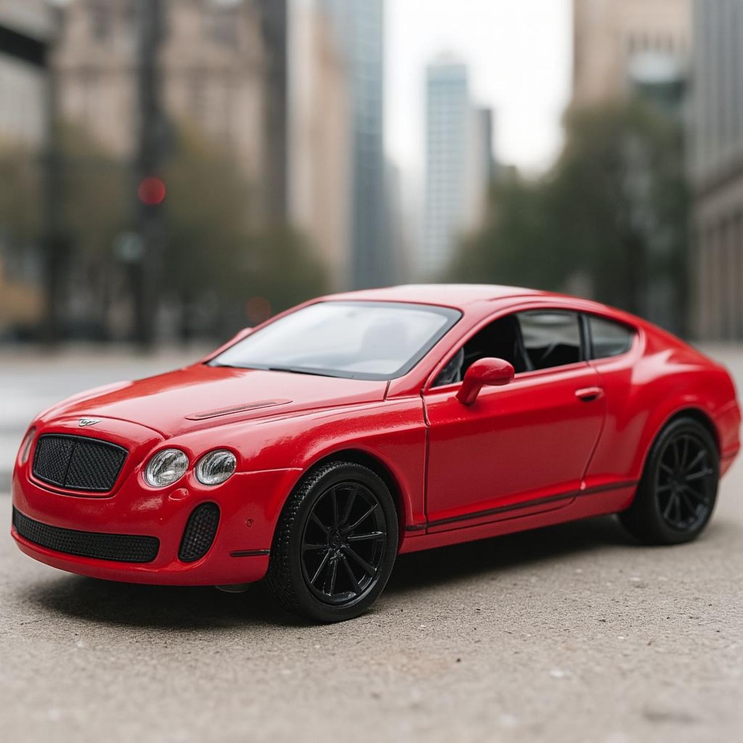 AUTO DE METAL BENTLEY CONTINENTAL SUPERSPORTS A ESCALA 1:34-1:39 WELLY - 4