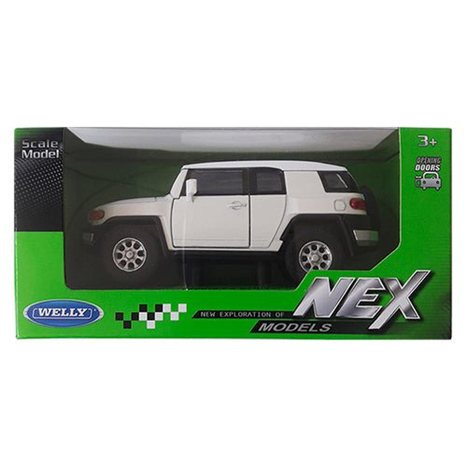 SUV DE METAL TOYOTA FJ CRUISER A ESCALA 1:34-1:39 WELLY - 4
