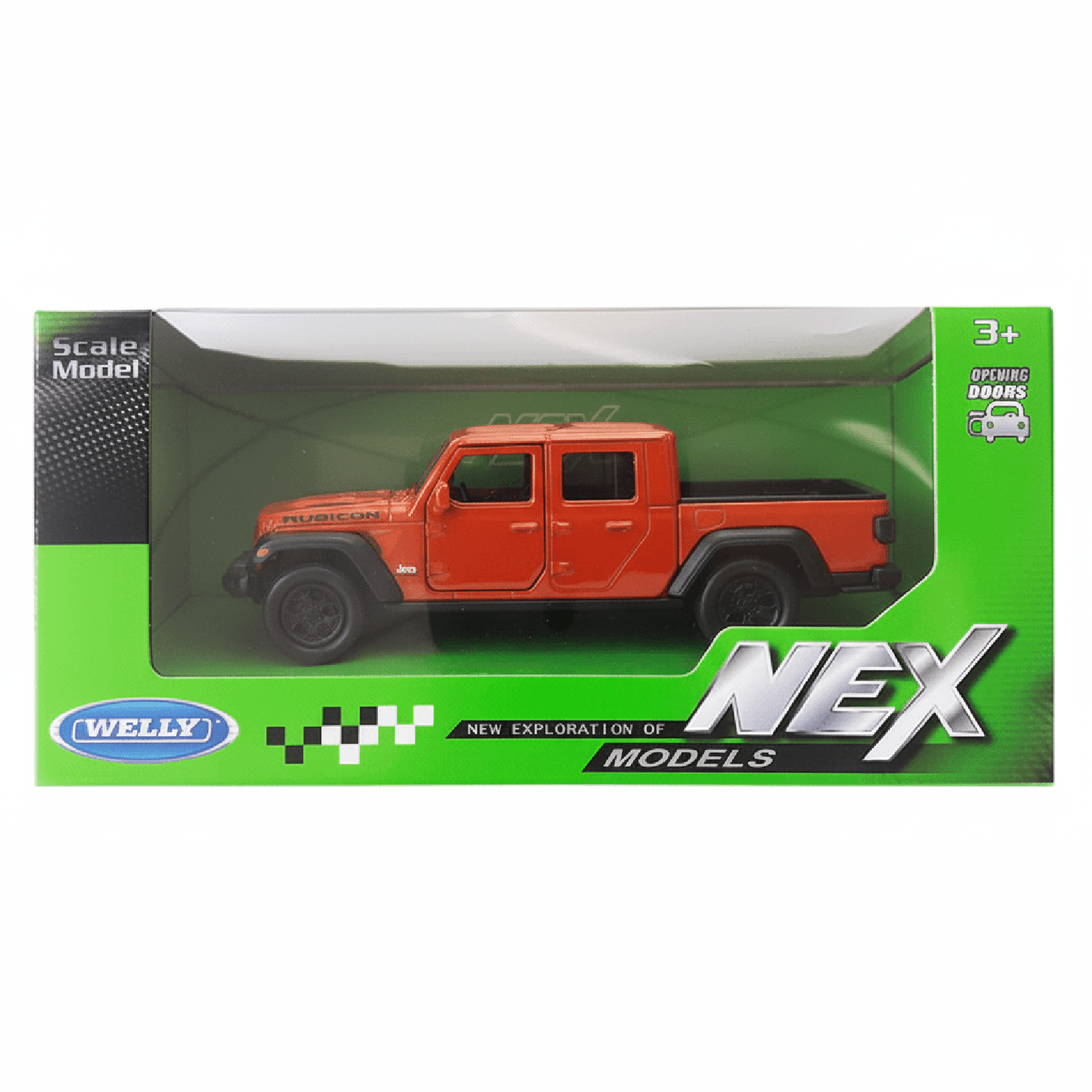 CAMIONETA DE METAL JEEP GLADIATOR 2020 A ESCALA 1:34-1:39 WELLY - 4