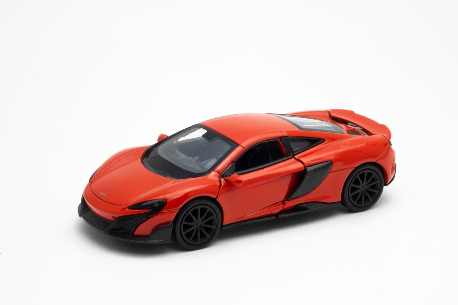 AUTO DE METAL MCLAREN 675LT A ESCALA 1:34-1:39 WELLY - 6