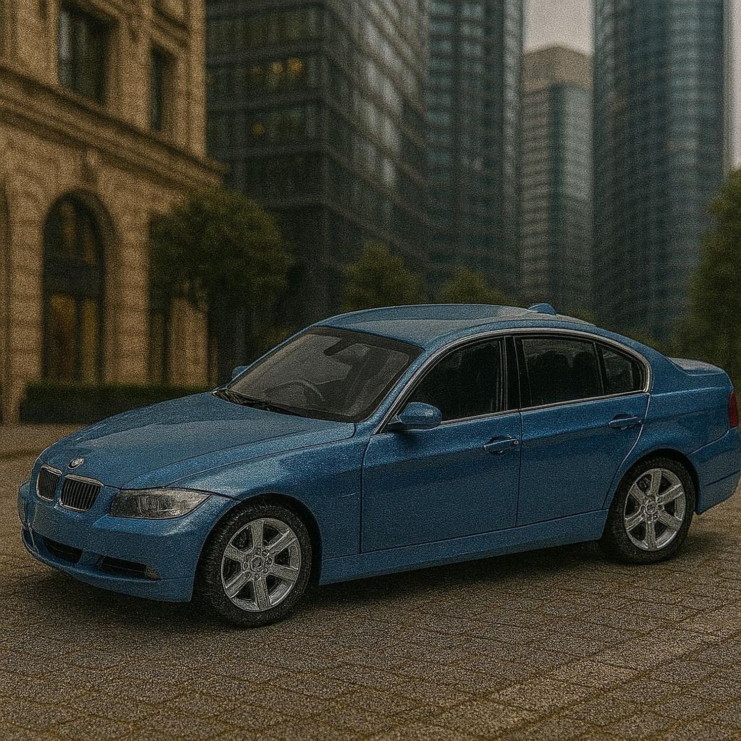 AUTO DE METAL BMW 330I A ESCALA 1:43 WELLY - 2