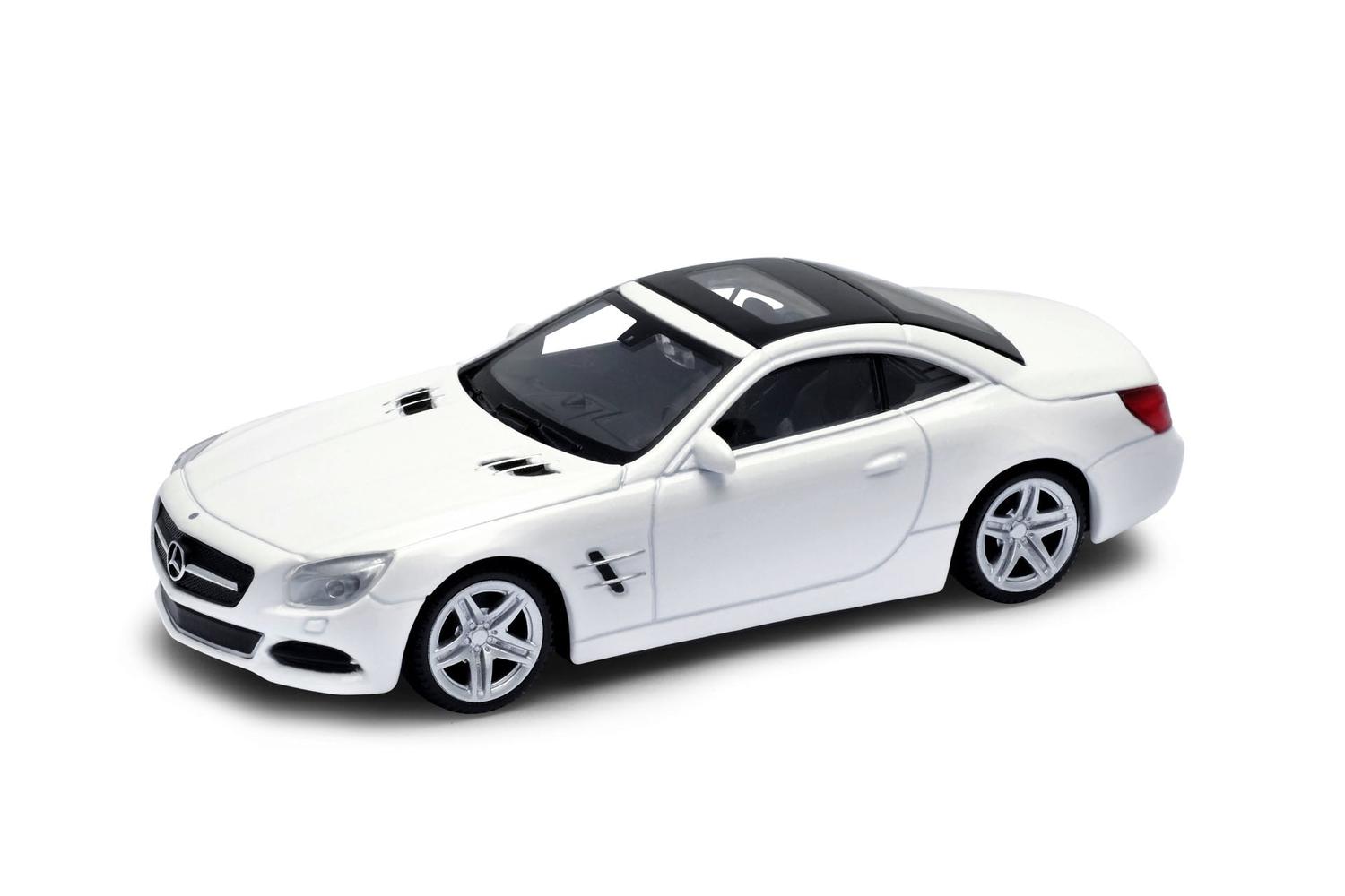 AUTO DE METAL MERCEDES-BENZ SL 500 A ESCALA 1:43 WELLY - 1