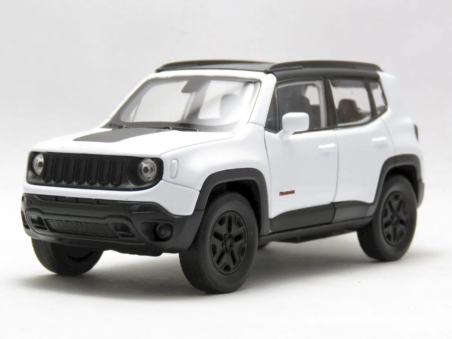SUV DE METAL JEEP RENEGADE TRAILHAWK A ESCALA 1:34-1:39 WELLY - 4