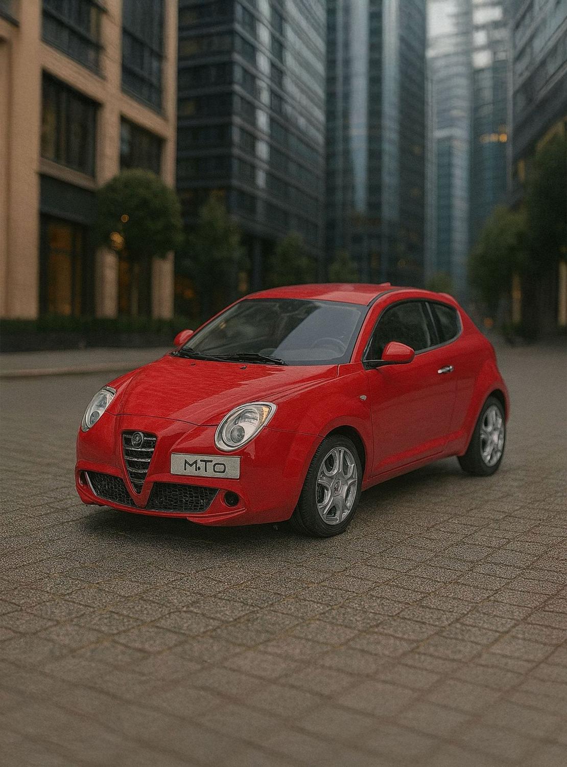 AUTO DE METAL ALFA ROMEO MITO A ESCALA 1:43 WELLY - 2