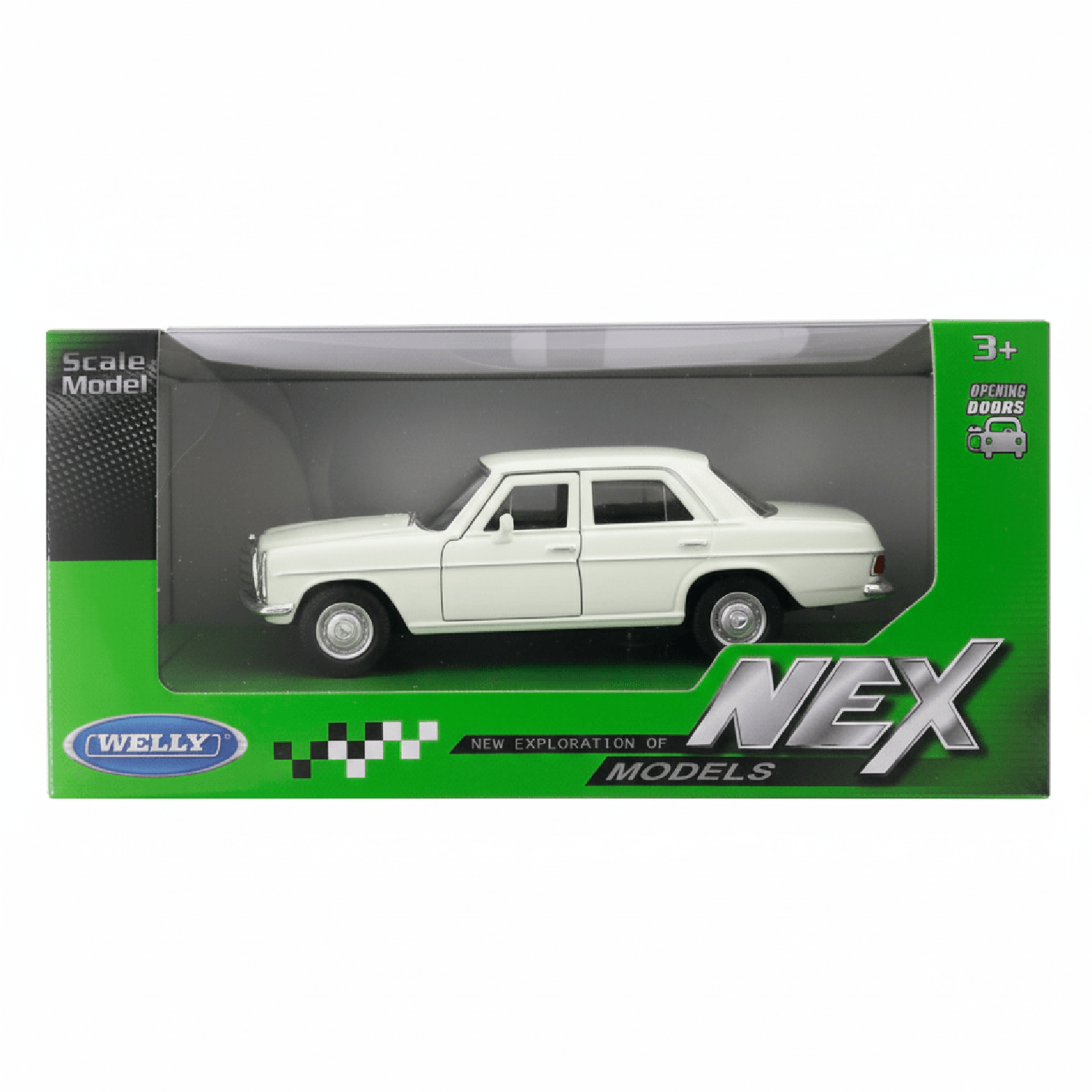 AUTO DE METAL MERCEDES-BENZ 220 A ESCALA 1:34-1:39 WELLY - 4