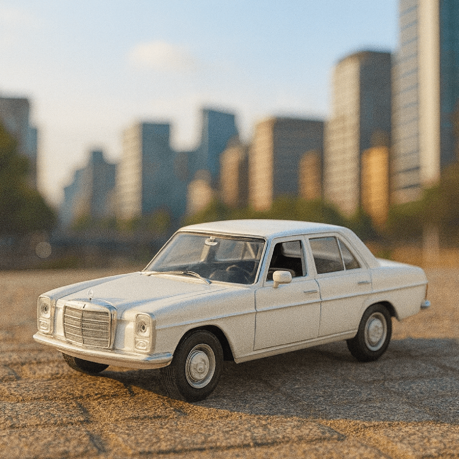 AUTO DE METAL MERCEDES-BENZ 220 A ESCALA 1:34-1:39 WELLY - 5