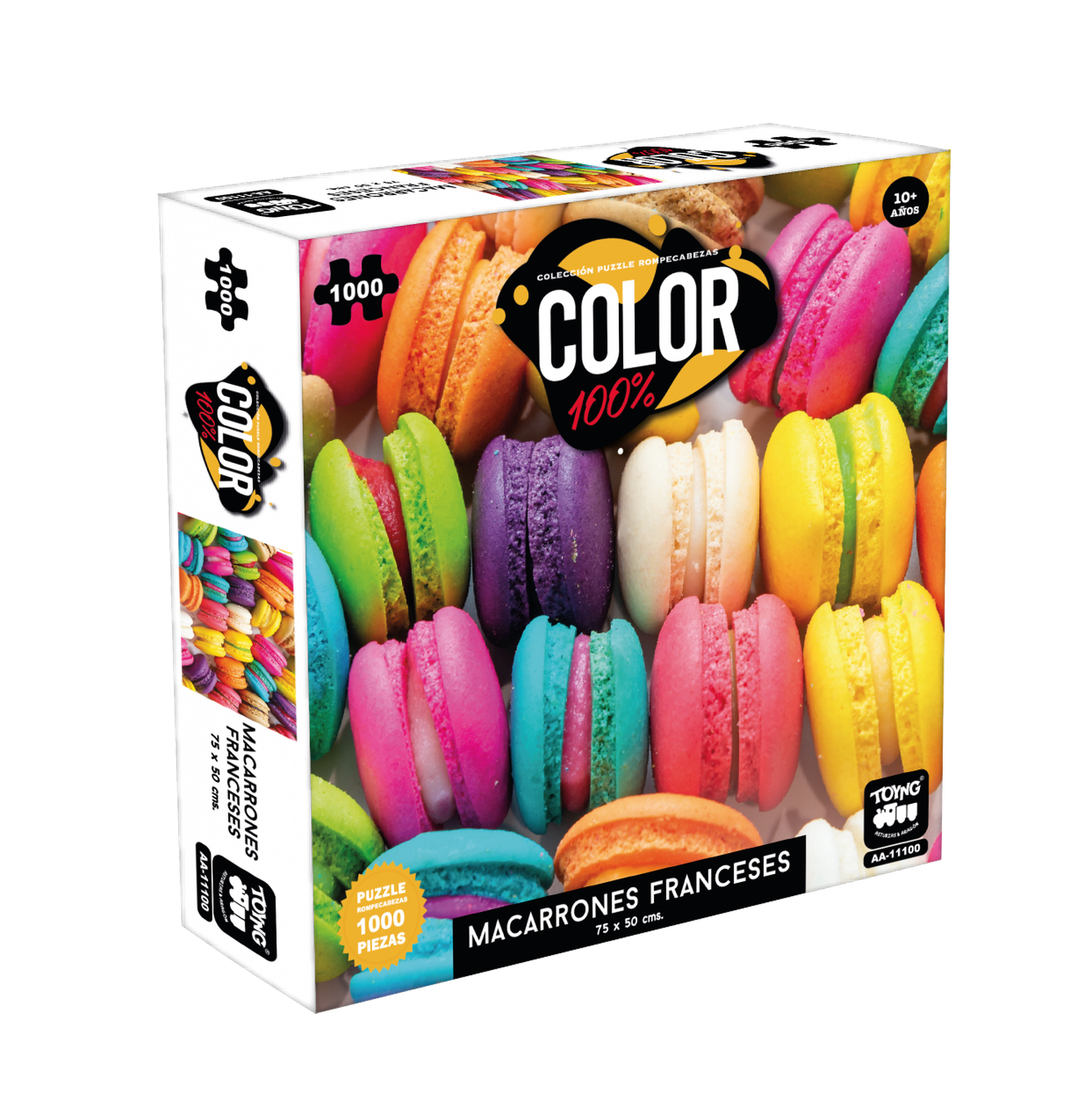 ROMPECABEZAS 1.000 PIEZAS MACARRONES DE COLORES - PERÚ - 1