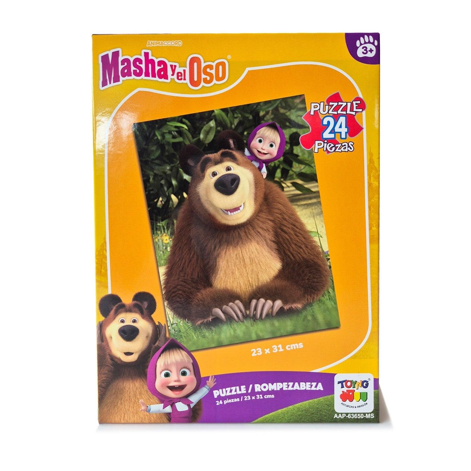 ROMPECABEZA 24 PIEZAS - MASHA Y EL OSO - 1