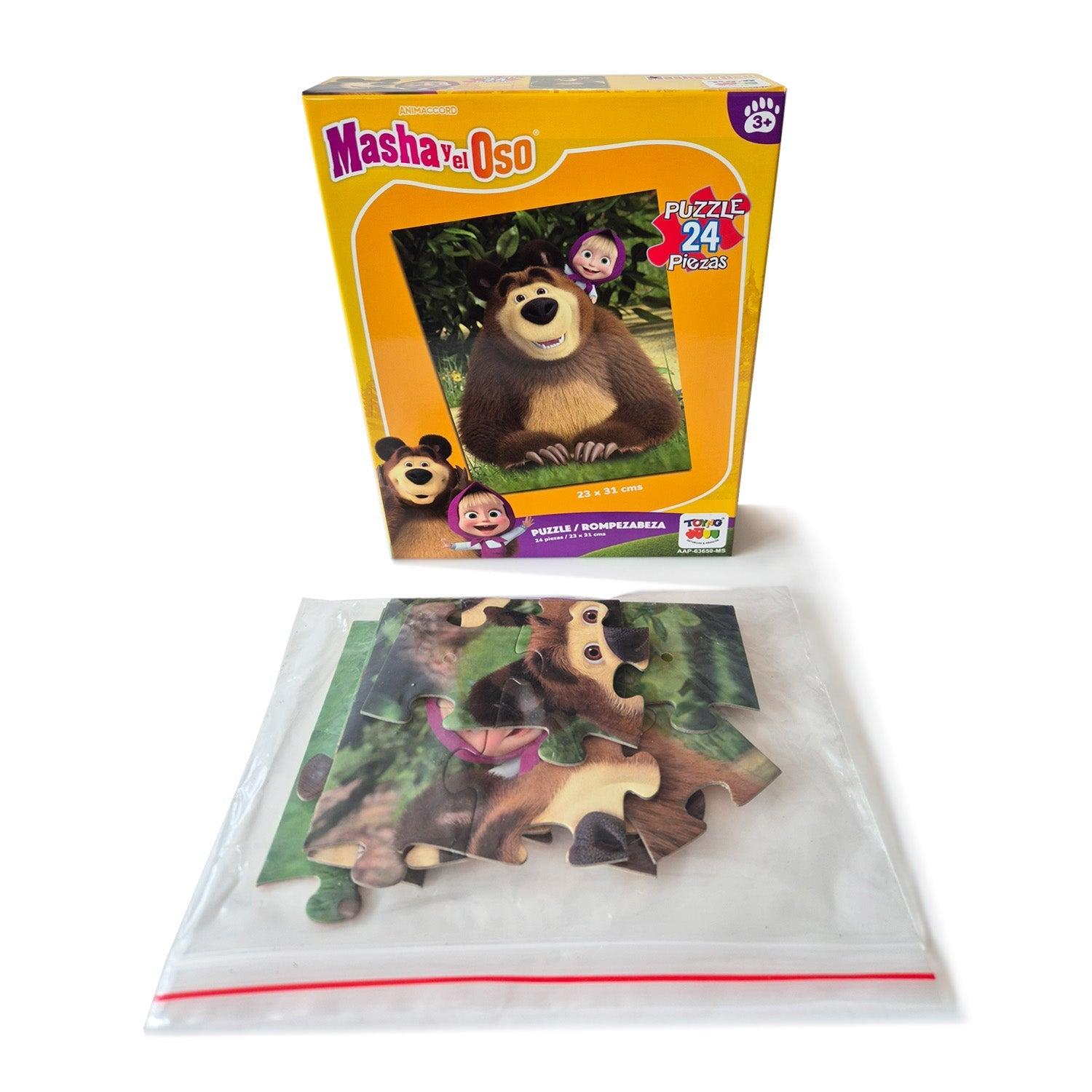 ROMPECABEZA 24 PIEZAS - MASHA Y EL OSO - 3