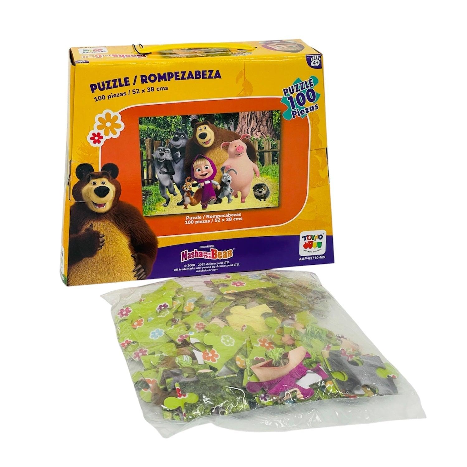 ROMPECABEZAS 100 PIEZAS - MASHA Y EL OSO - PERÚ - 1