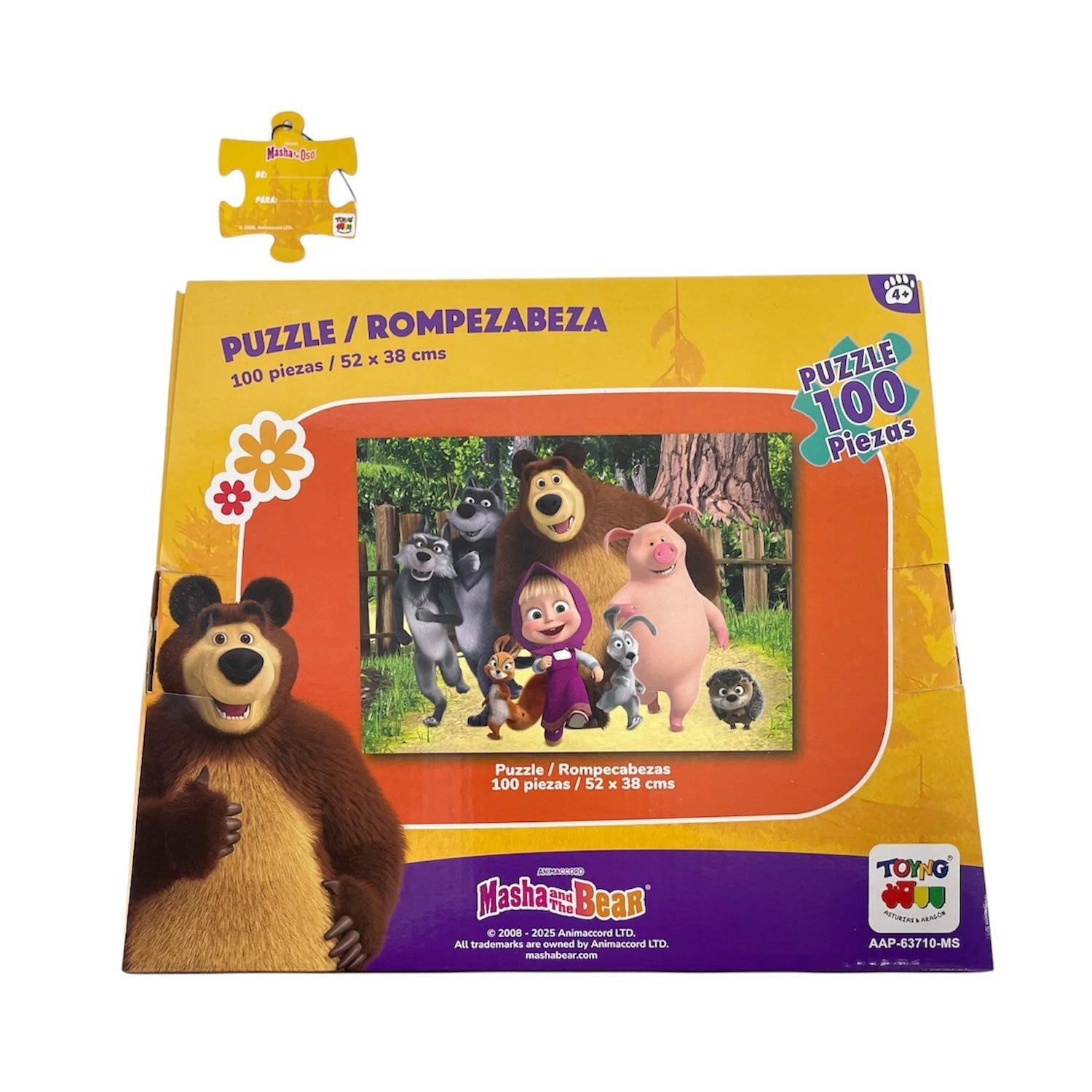 ROMPECABEZAS 100 PIEZAS - MASHA Y EL OSO - PERÚ - 2