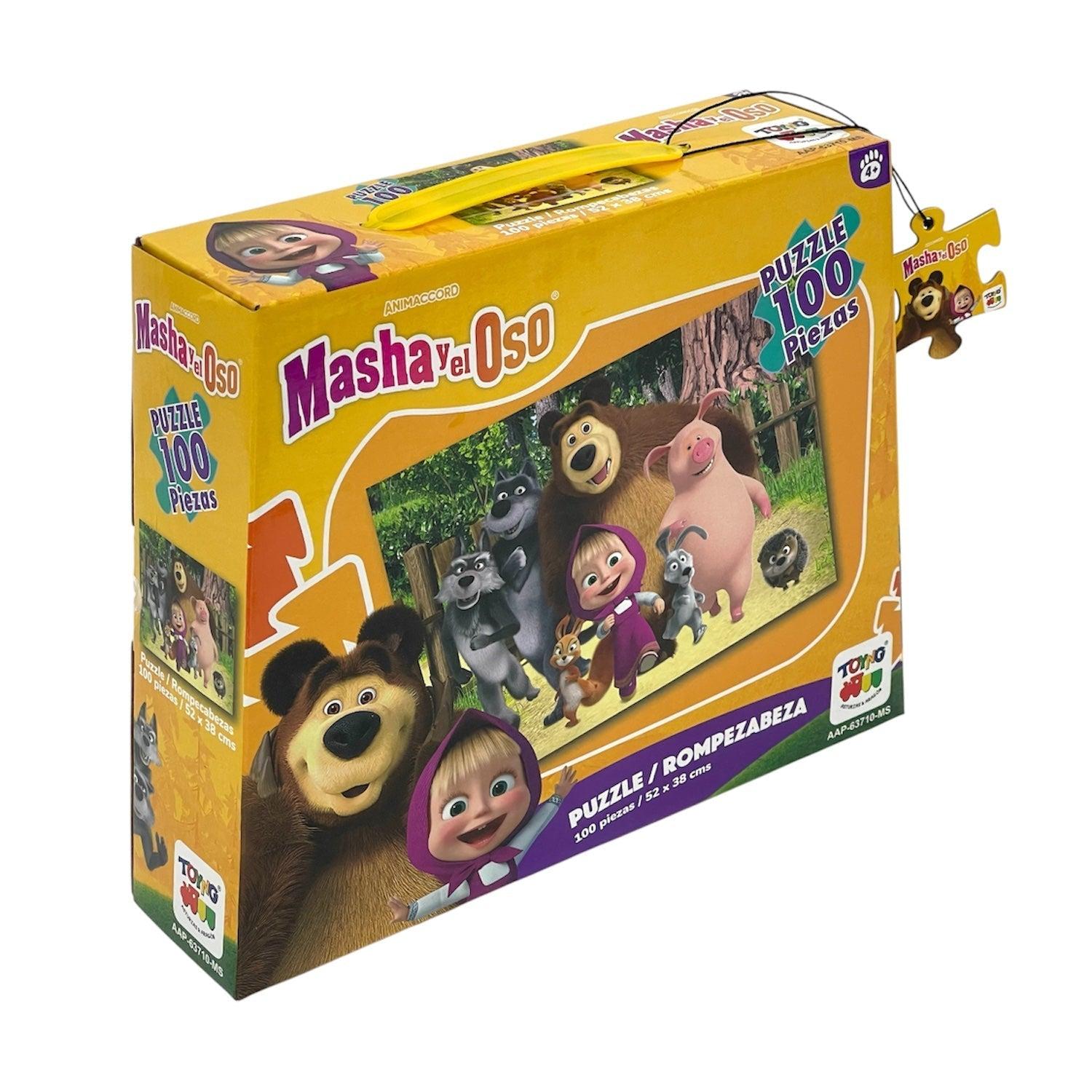 ROMPECABEZAS 100 PIEZAS - MASHA Y EL OSO - PERÚ - 3