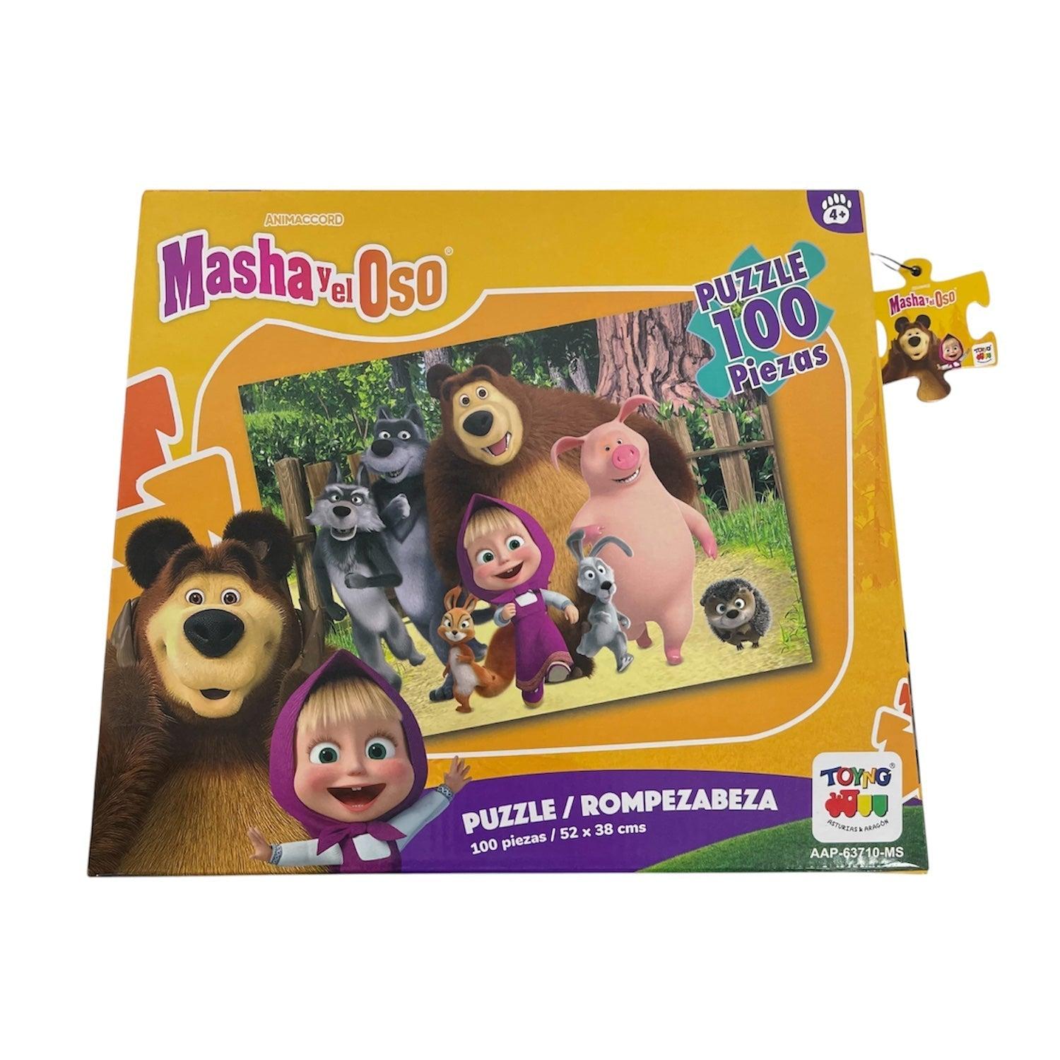 ROMPECABEZAS 100 PIEZAS - MASHA Y EL OSO - PERÚ - 4