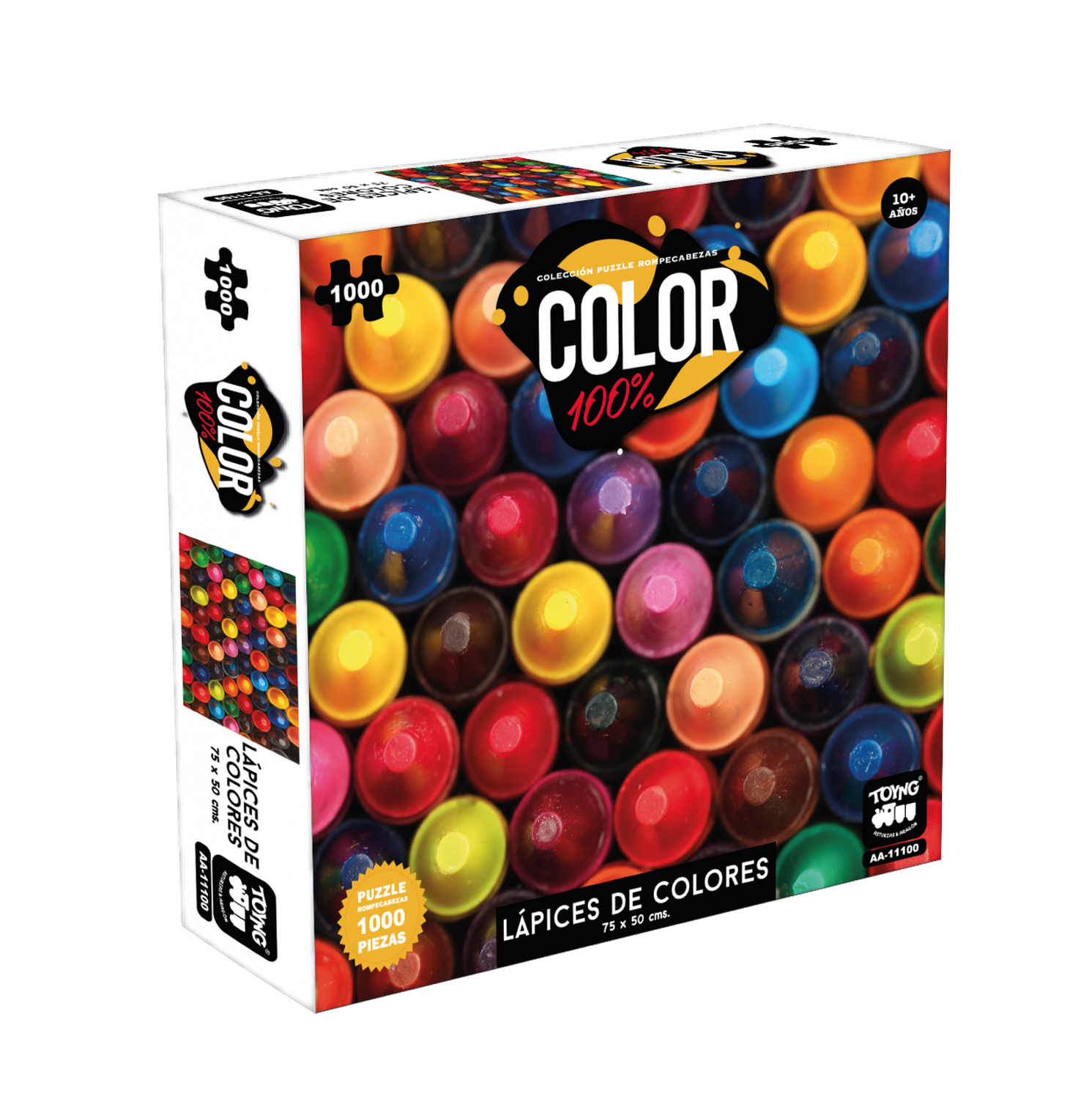 ROMPECABEZA 1000 PIEZAS LÁPICES DE COLORES - TOYNG - 1
