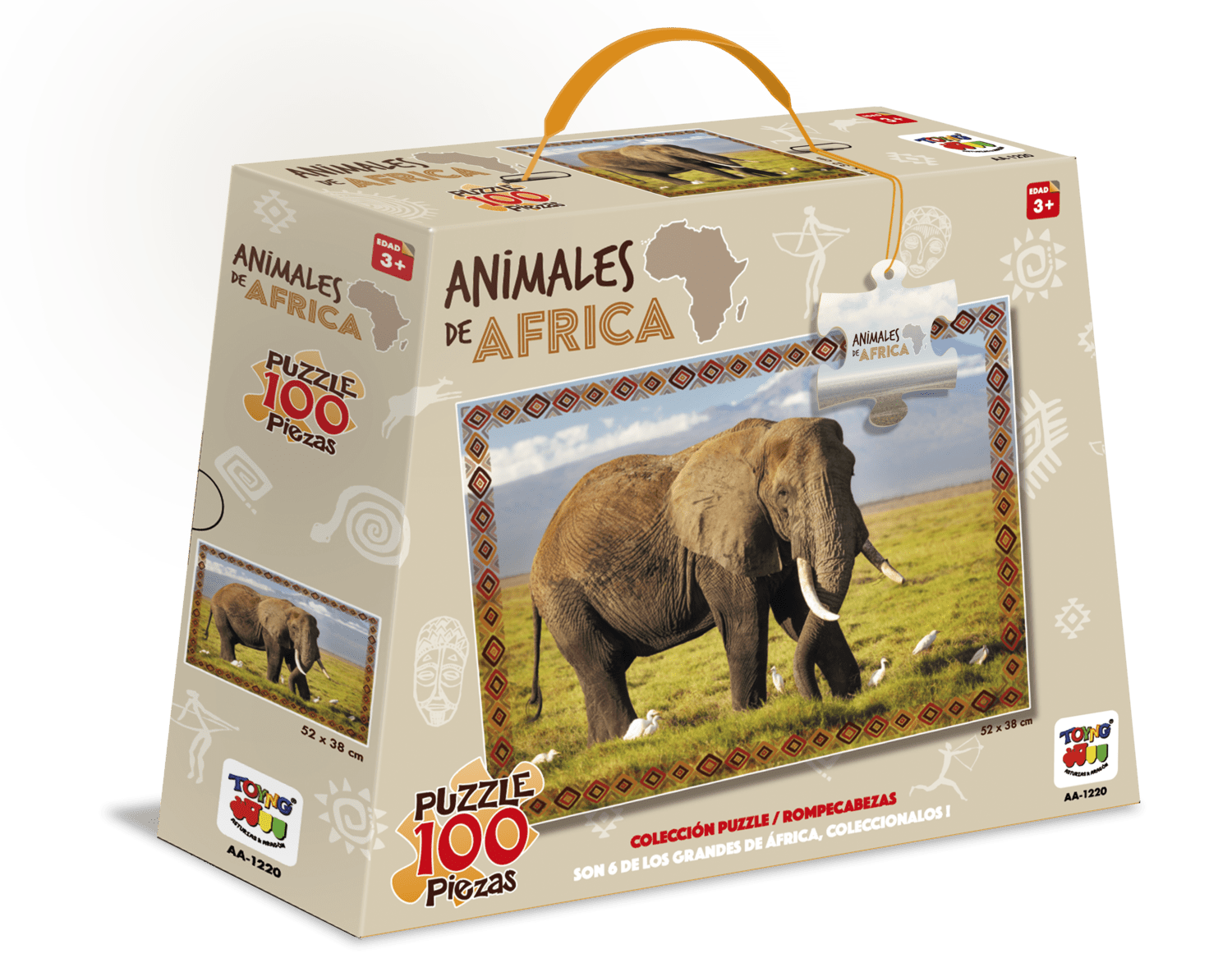 ROMPECABEZAS ELEFANTE (100 PIEZAS) - TOYNG - PERÚ - 1