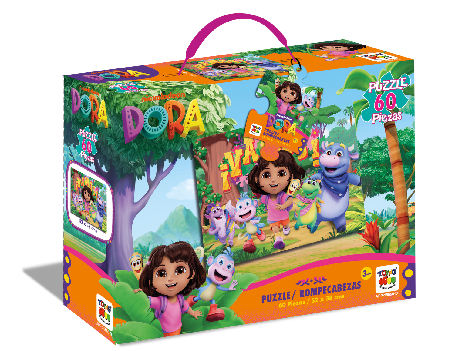 ROMPECABEZAS 60 PIEZAS - DORA LA EXPLORADORA - PERÚ - 1