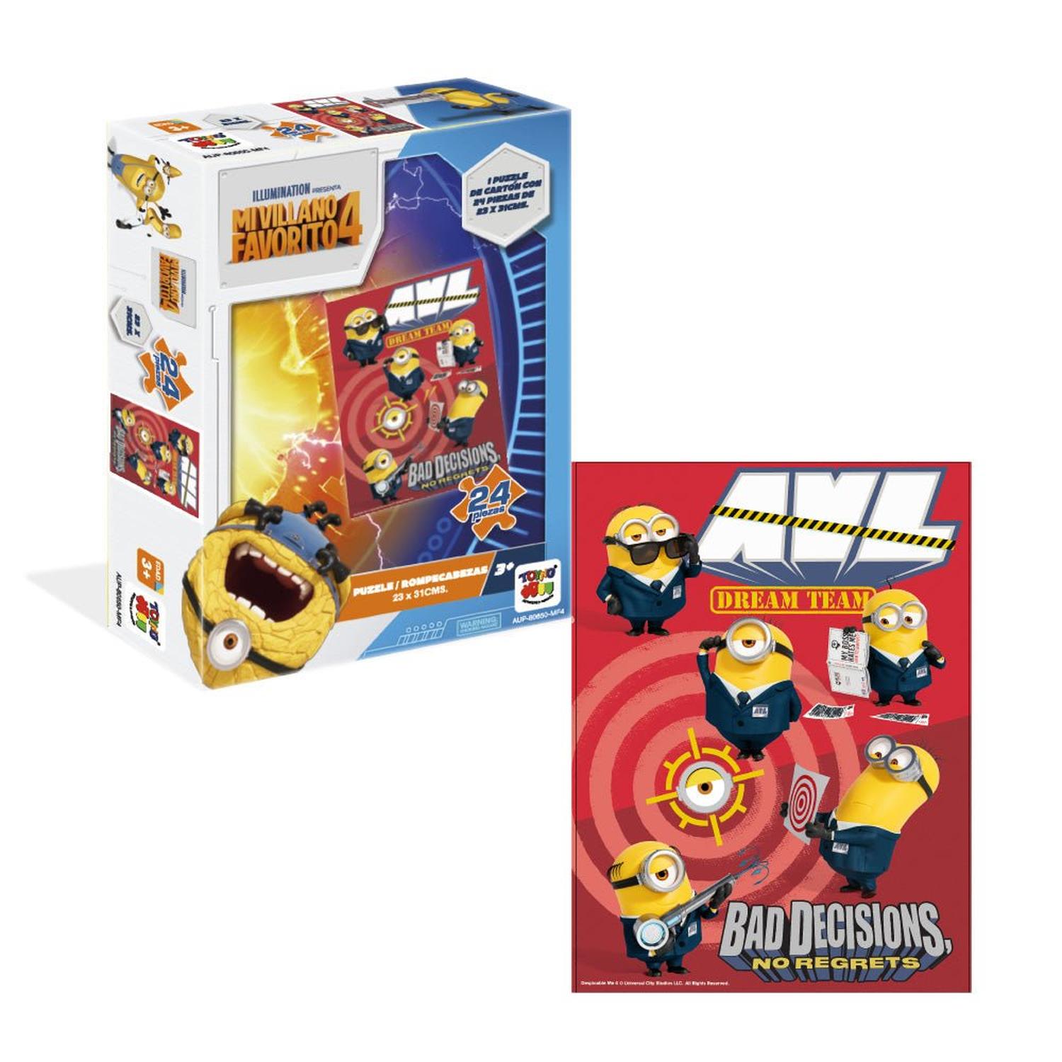 ROMPECABEZAS MF MINIONS (24 PIEZAS) - MI VILLANO FAVORITO - PERÚ - 1