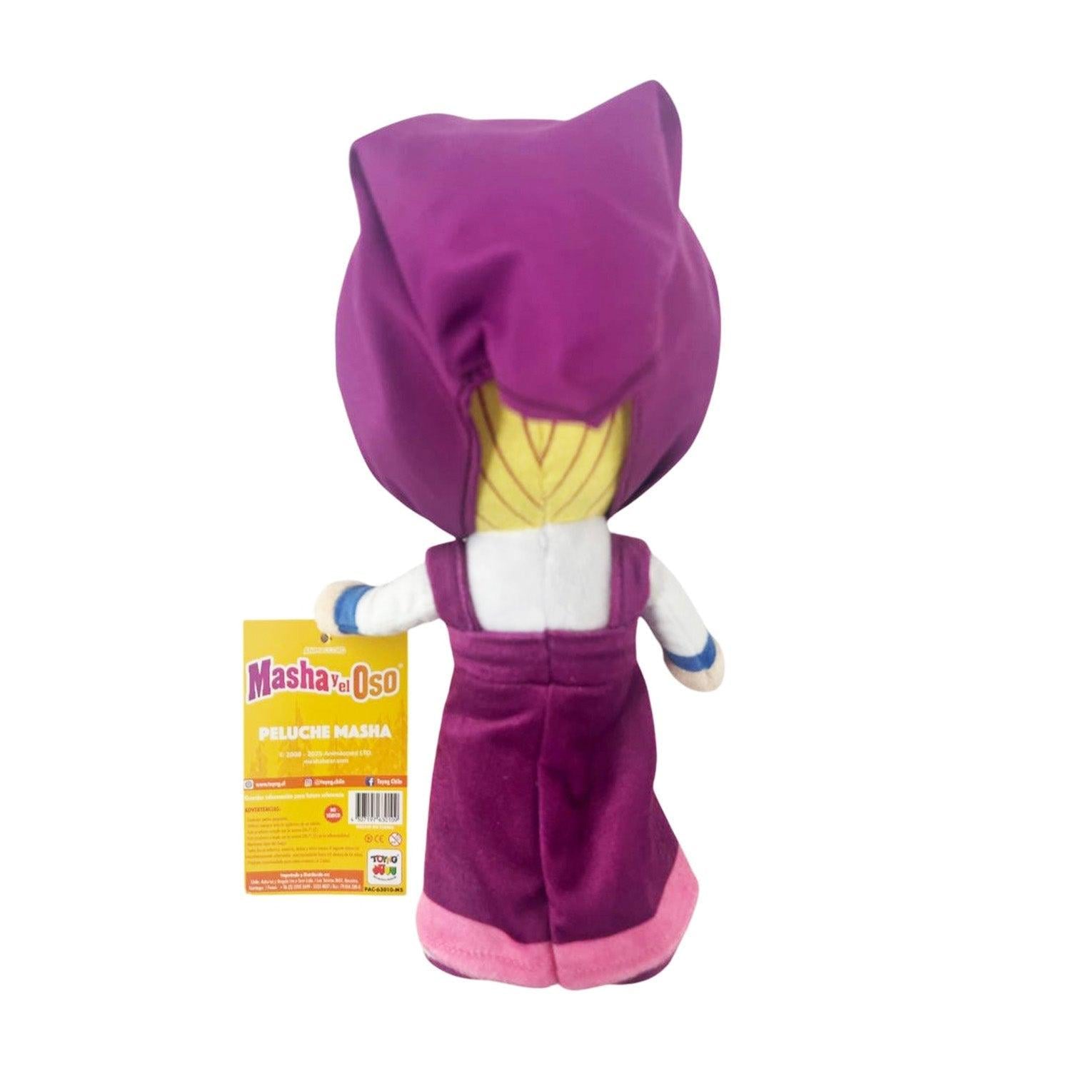 PELUCHE MASHA 25 CM - MASHA Y EL OSO - PERÚ - 3