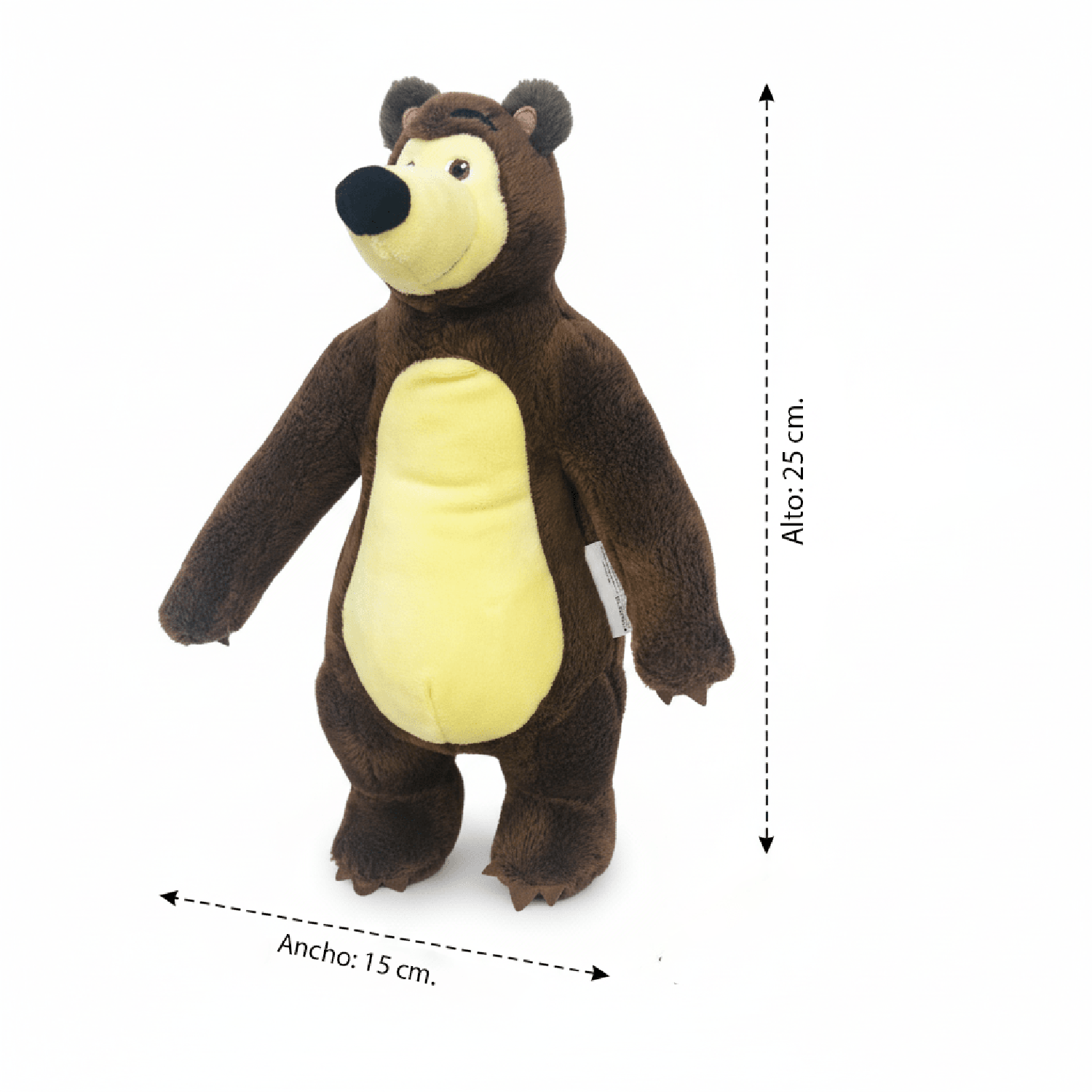 PELUCHE OSO 25 CM - MASHA Y EL OSO - PERÚ - 2