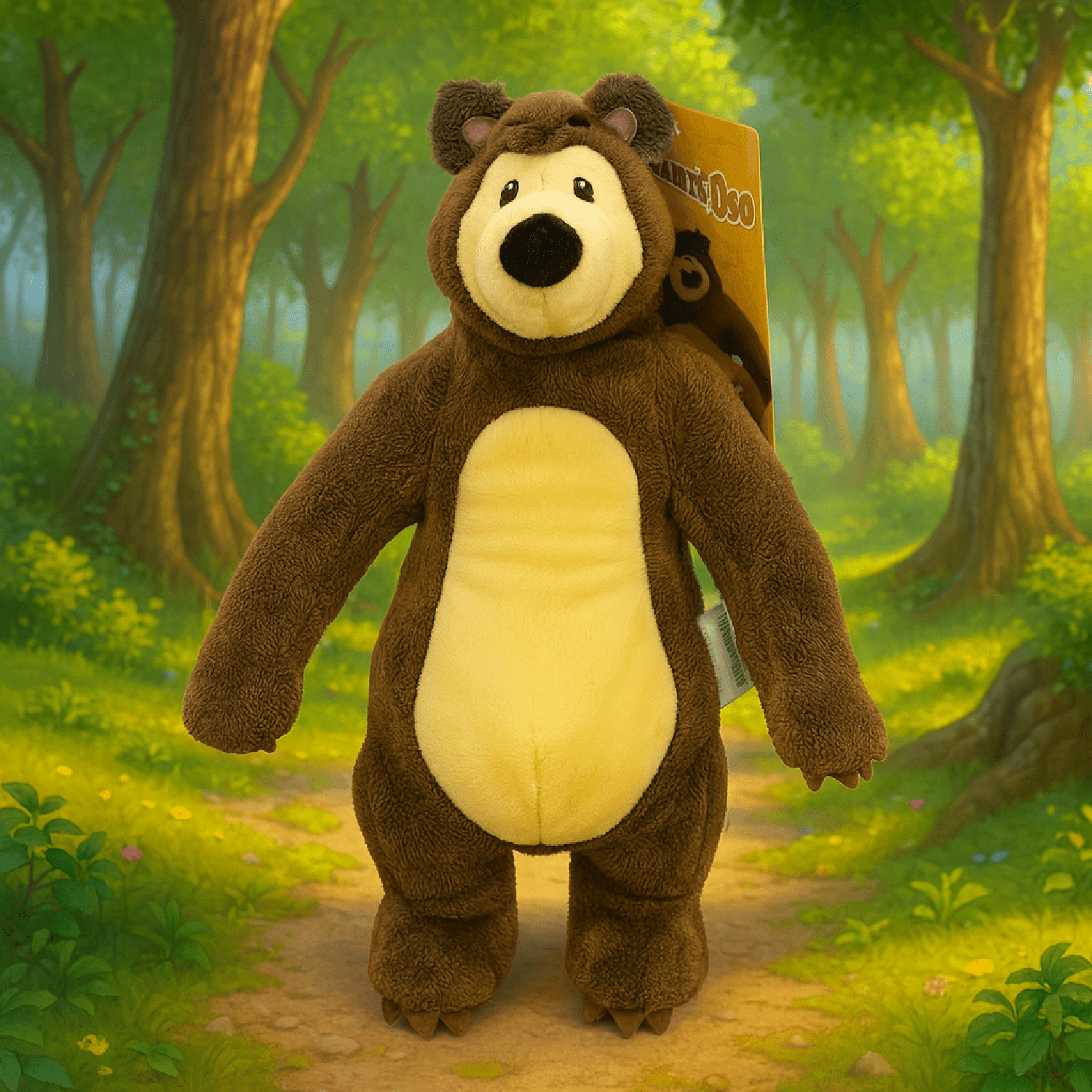 PELUCHE OSO 25 CM - MASHA Y EL OSO - PERÚ - 5
