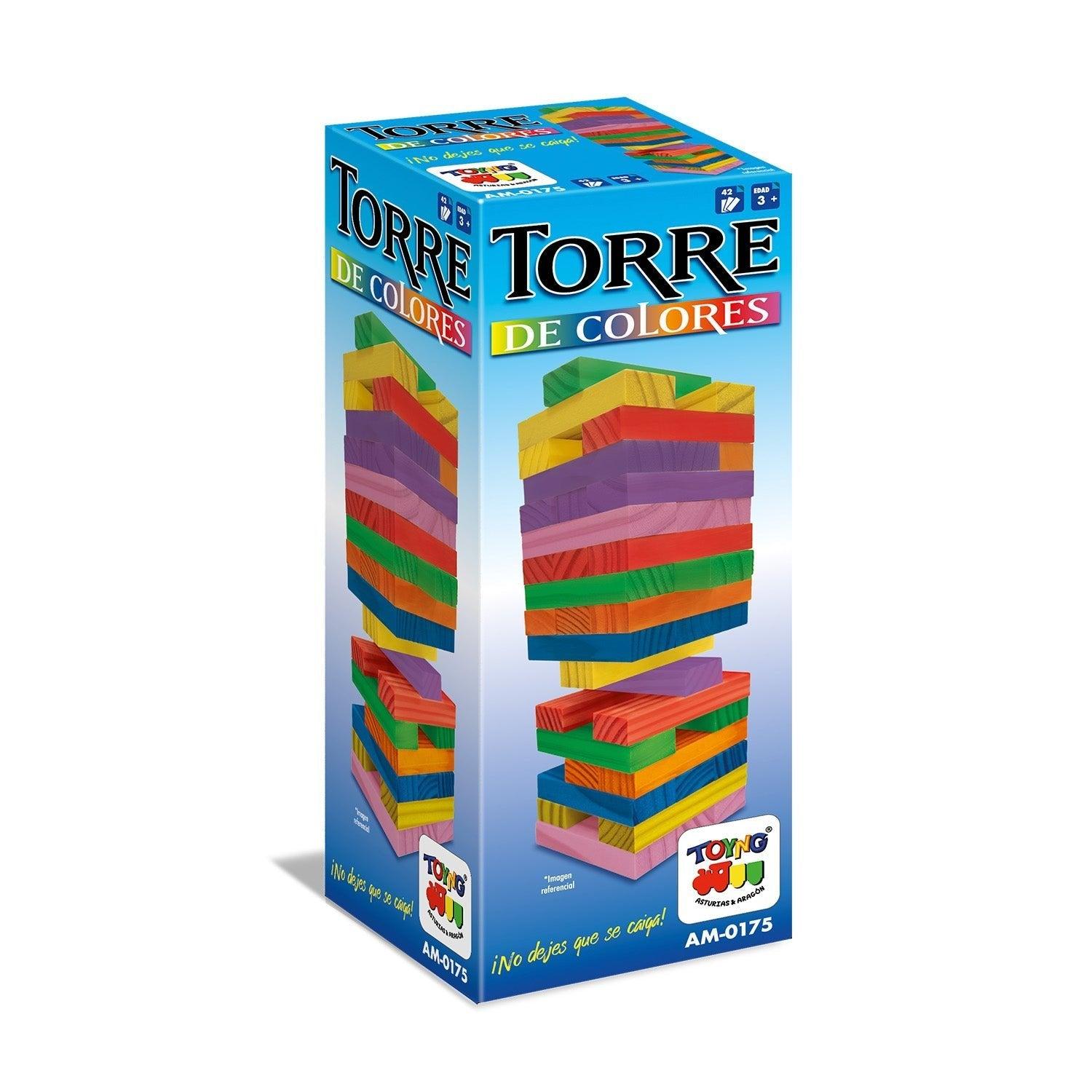 JUEGO DE MESA TORRE COLOR CHICA - TOYNG - PERÚ - 2