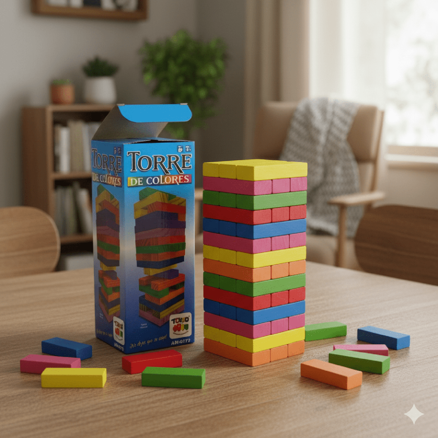 JUEGO DE MESA TORRE COLOR CHICA - TOYNG - PERÚ - 3