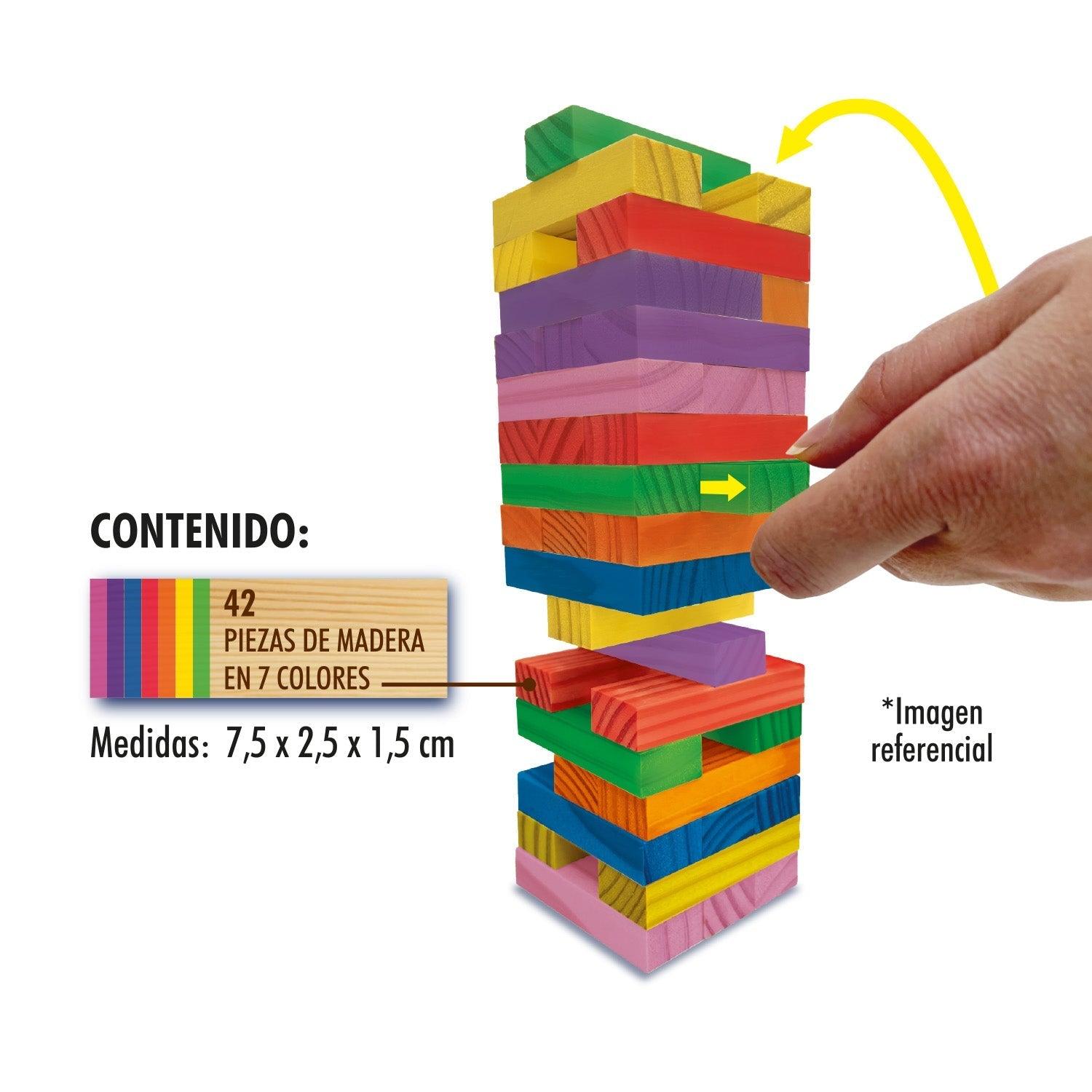 JUEGO DE MESA TORRE COLOR CHICA - TOYNG - PERÚ - 5