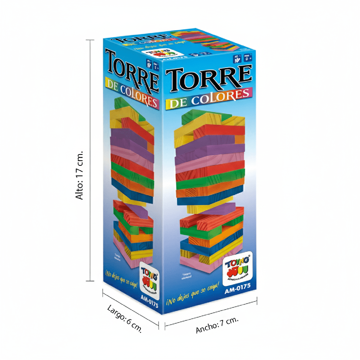 JUEGO DE MESA TORRE COLOR CHICA - TOYNG - PERÚ - 6