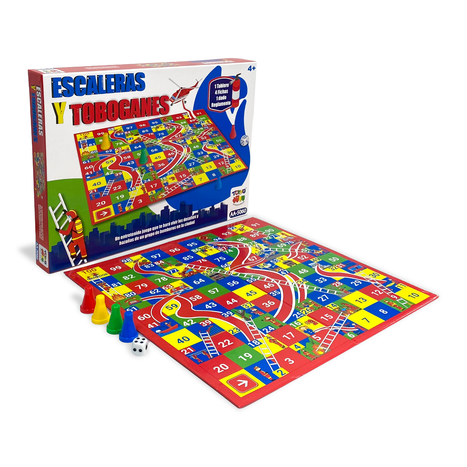 JUEGO DE MESA ESCALERAS Y TOBOGANES - TOYNG - PERÚ - 1