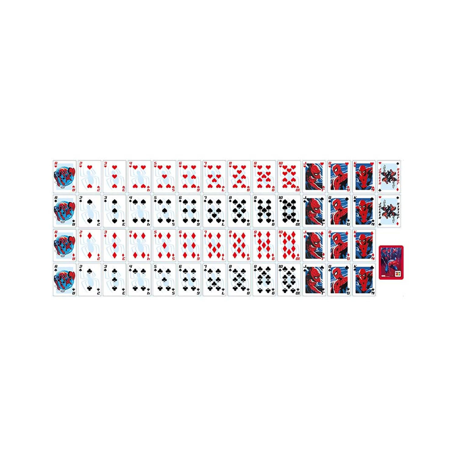 JUEGO DE MESA NAIPES CAJA METALICA - SPIDERMAN - PERÚ - 2