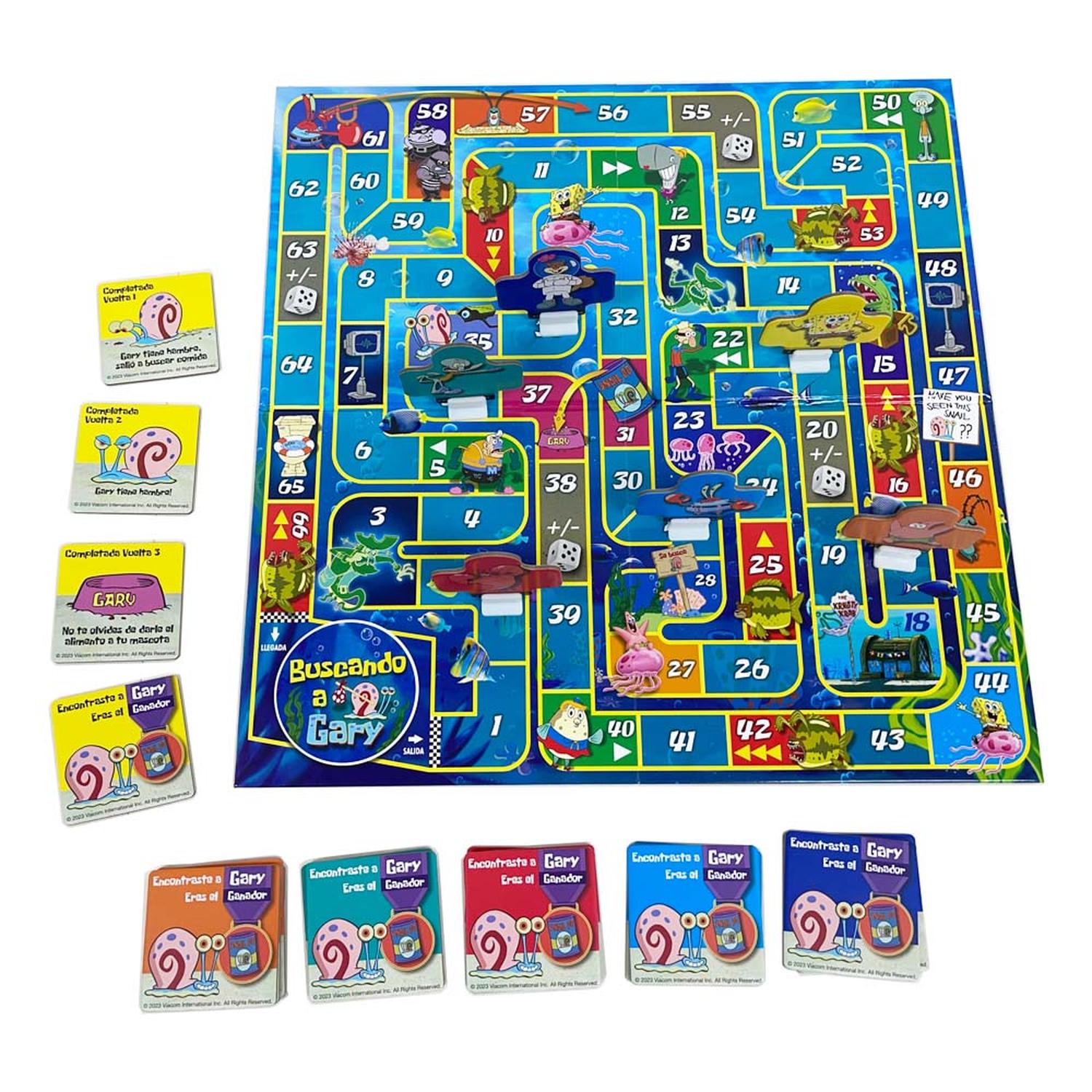 JUEGO DE MESA - BUSCANDO A GARY BOB ESPONJA - PERÚ - 3