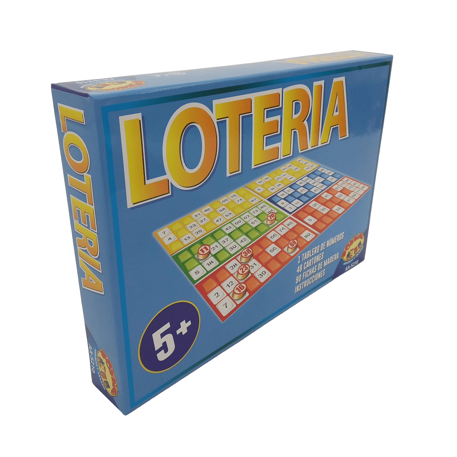 JUEGO DE MESA LO TE RÍA 48 CARTONES FICHAS DE MADERA - TOYNG - PERÚ - 4