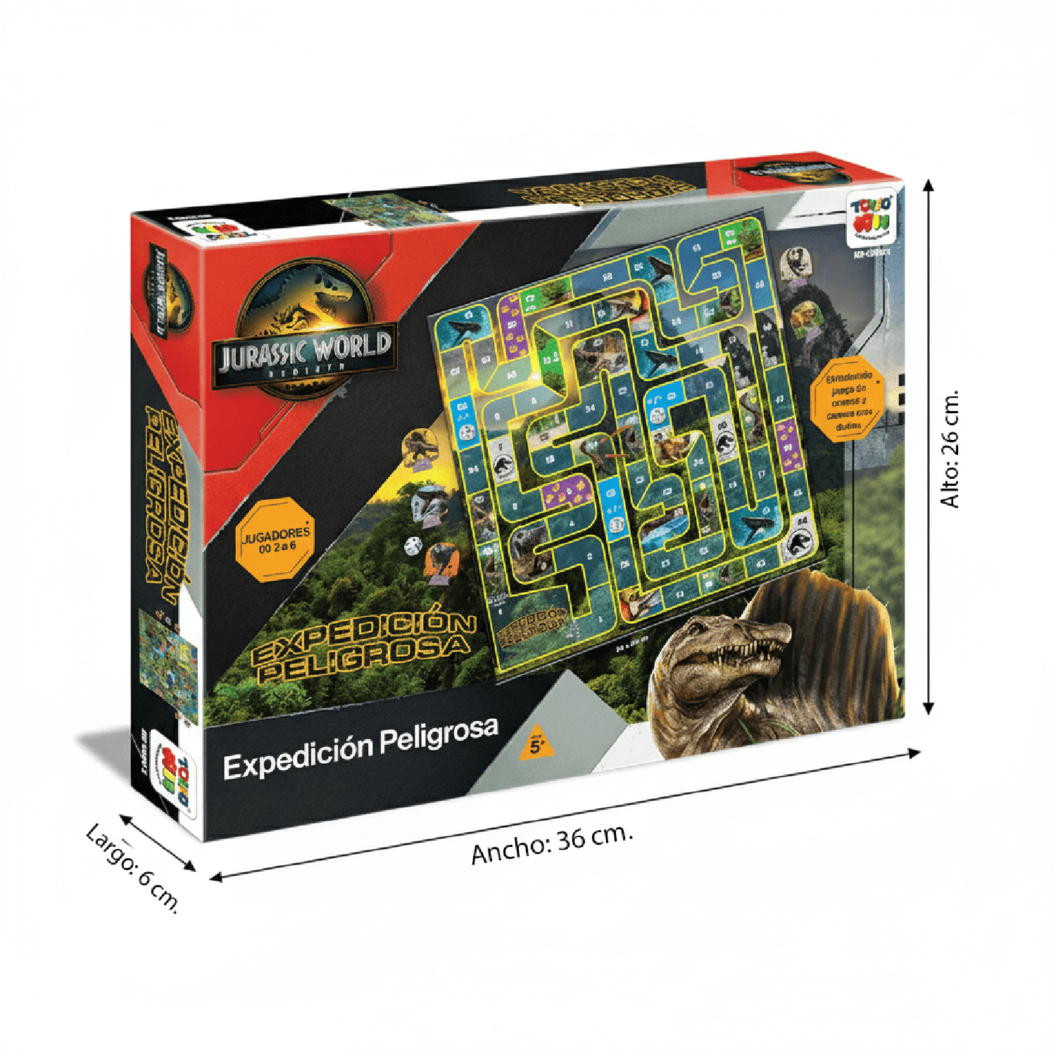 JUEGO DE MESA - EXPEDICIÓN PELIGROSA - JURASSIC - PERÚ - 5