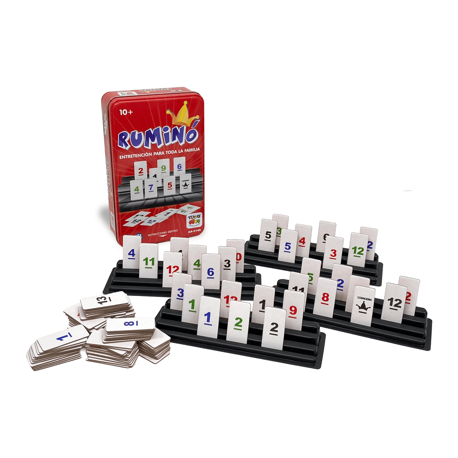 JUEGO DE MESA RUMINO CAJA METALICA - TOYNG - PERÚ - 1