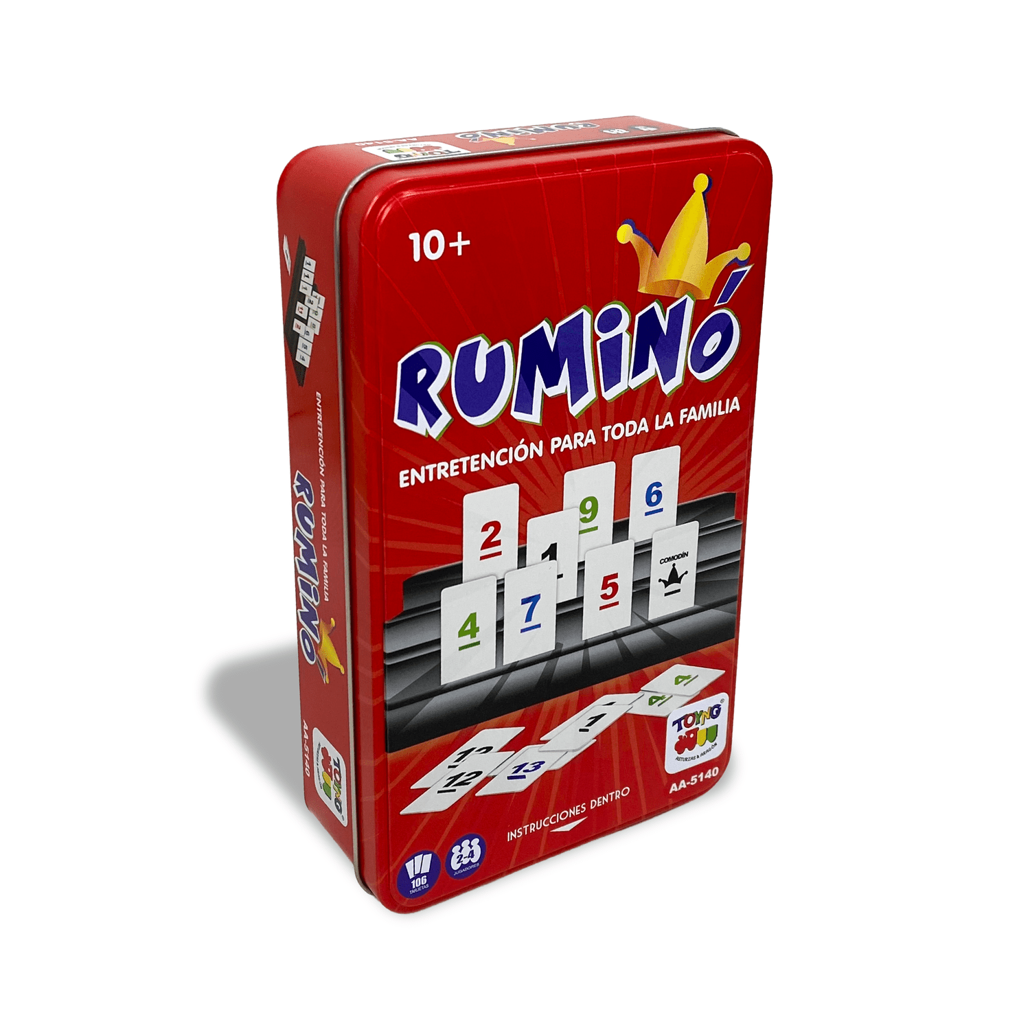 JUEGO DE MESA RUMINO CAJA METALICA - TOYNG - PERÚ - 2