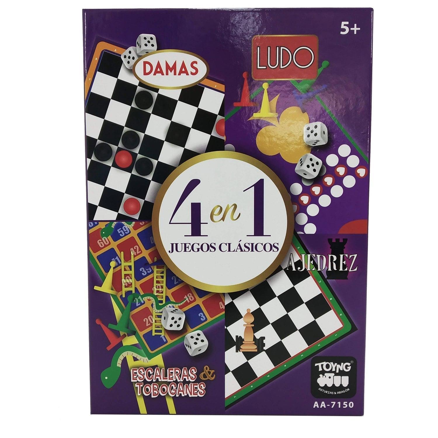 JUEGO DE MESA 4 JUEGOS CLÁSICOS - TOYNG - PERÚ - 1