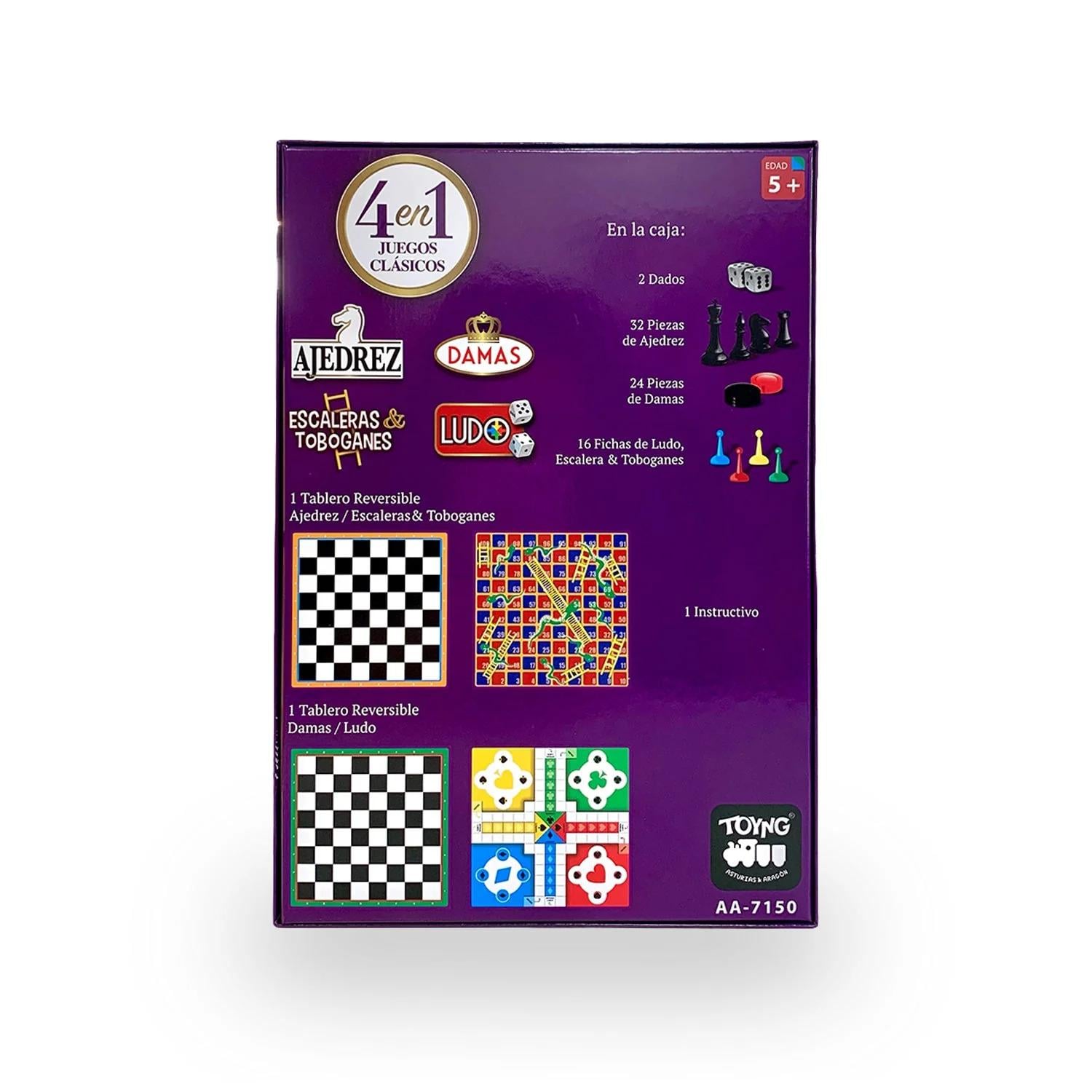 JUEGO DE MESA 4 JUEGOS CLÁSICOS - TOYNG - PERÚ - 3