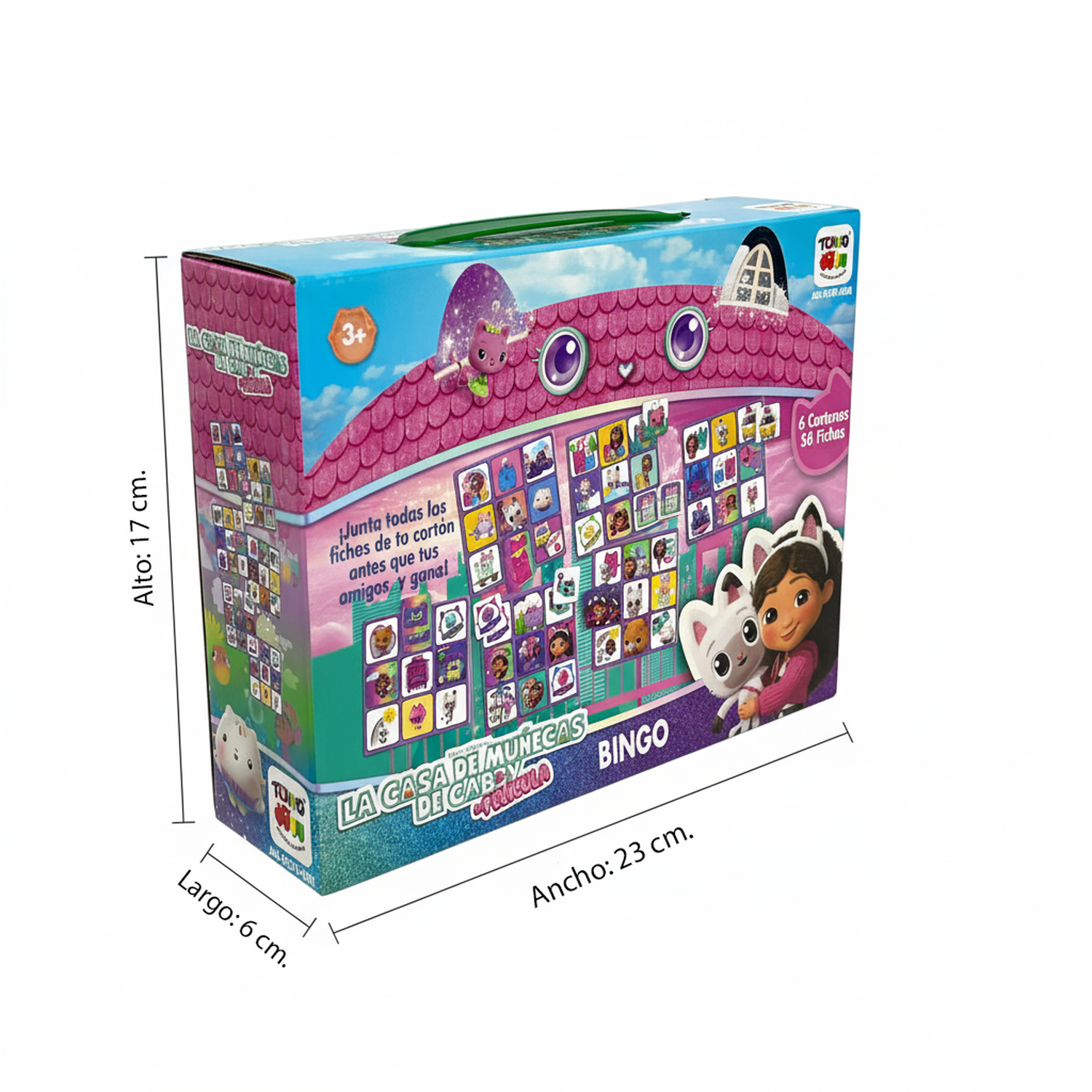 JUEGO DE MESA BINGO - GABBY’S DOLL HOUSE - PERÚ - 5