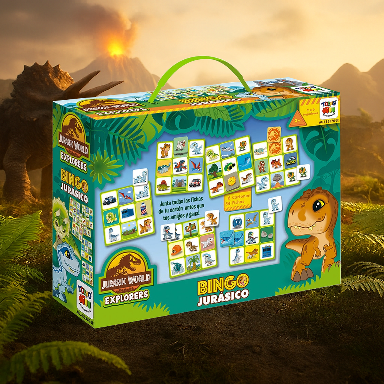 JUEGO DE MESA BINGO - JURASSIC EXPLORER - PERÚ - 4