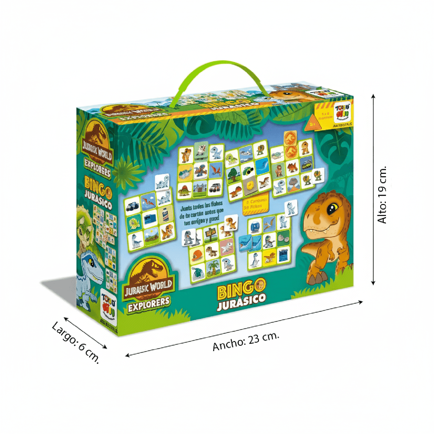 JUEGO DE MESA BINGO - JURASSIC EXPLORER - PERÚ - 5