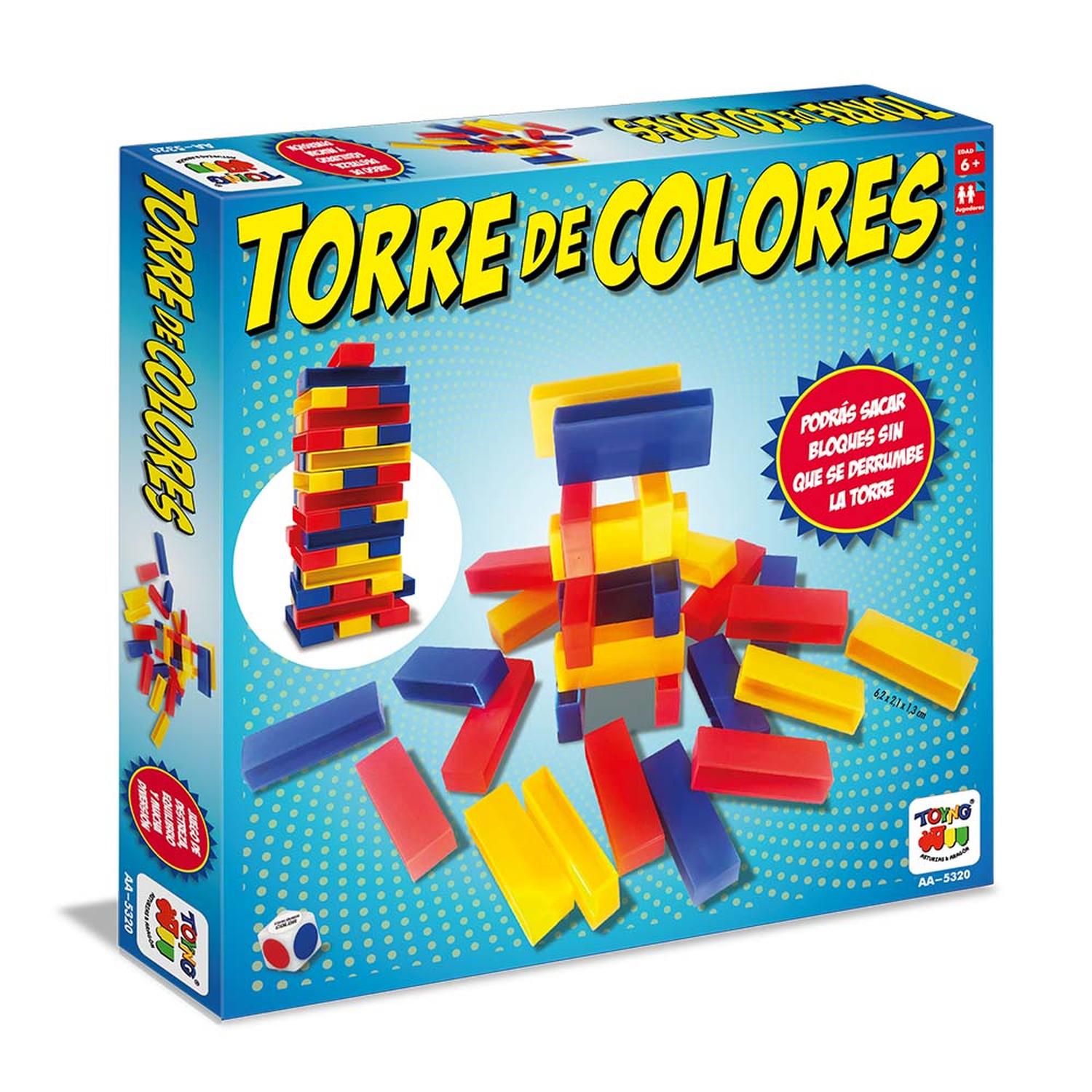 JUEGO DE MESA -TORRE COLORES 45 PIEZAS - TOYNG - PERÚ - 1