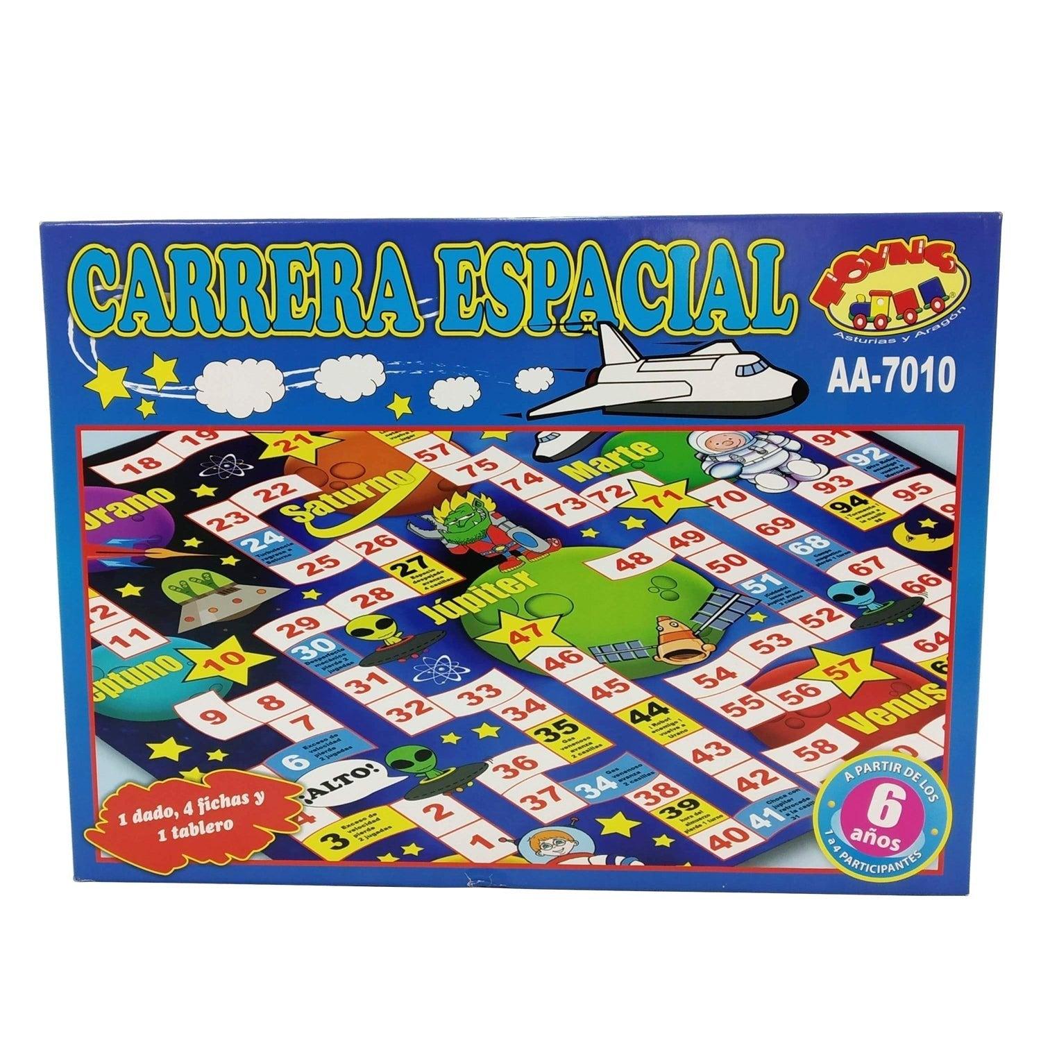 JUEGO DE MESA CARRERA ESPACIAL - TOYNG - PERÚ - 1