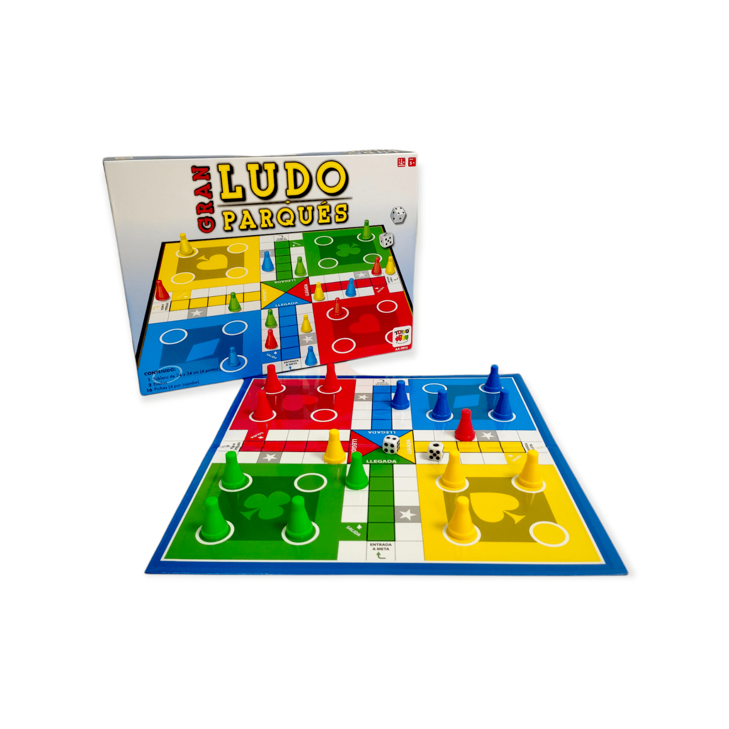 JUEGO DE MESA GRAN LUDO PARQUES - TOYNG - PERÚ - 1